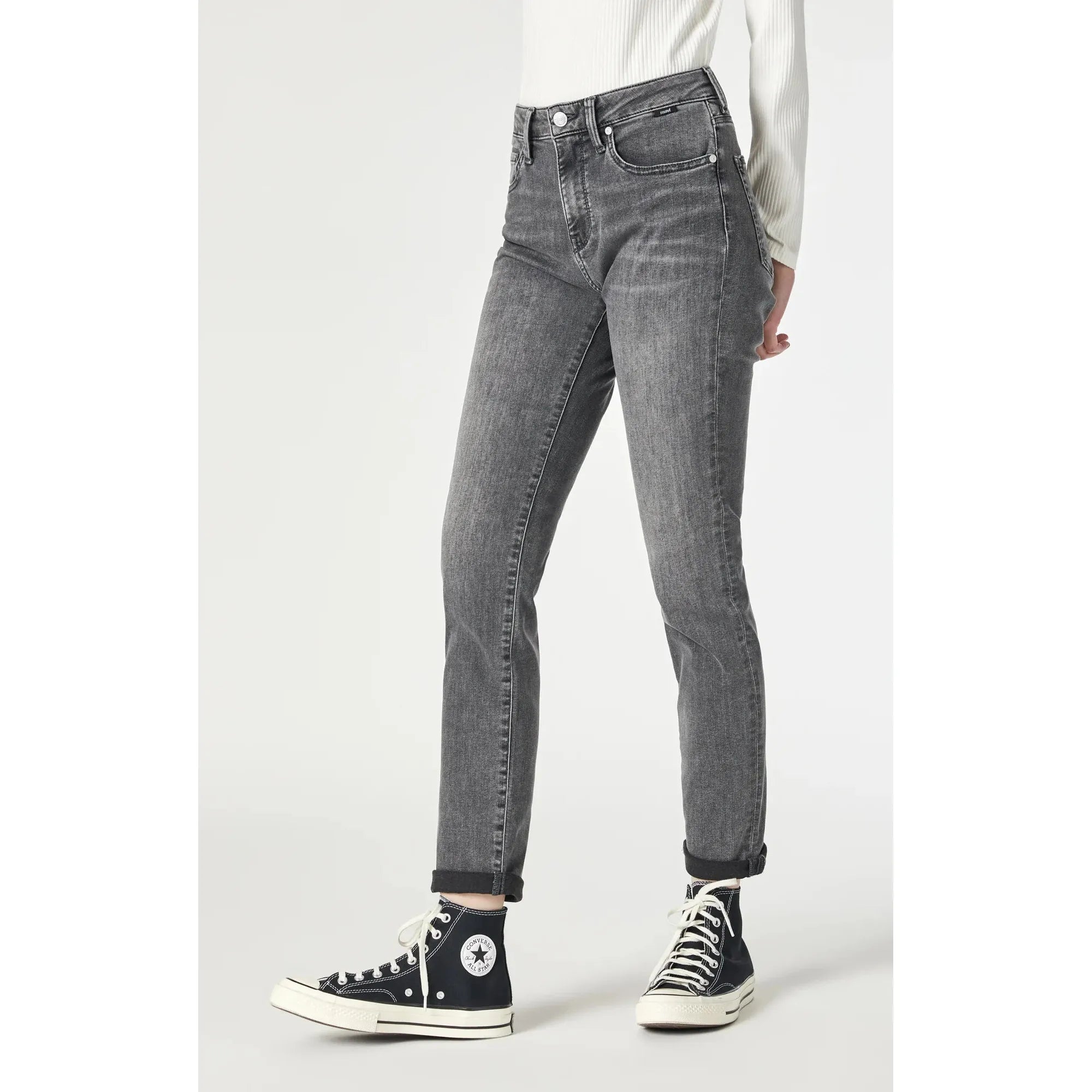 Kathleen Slim Boyfriend Jeans | Mid Rise