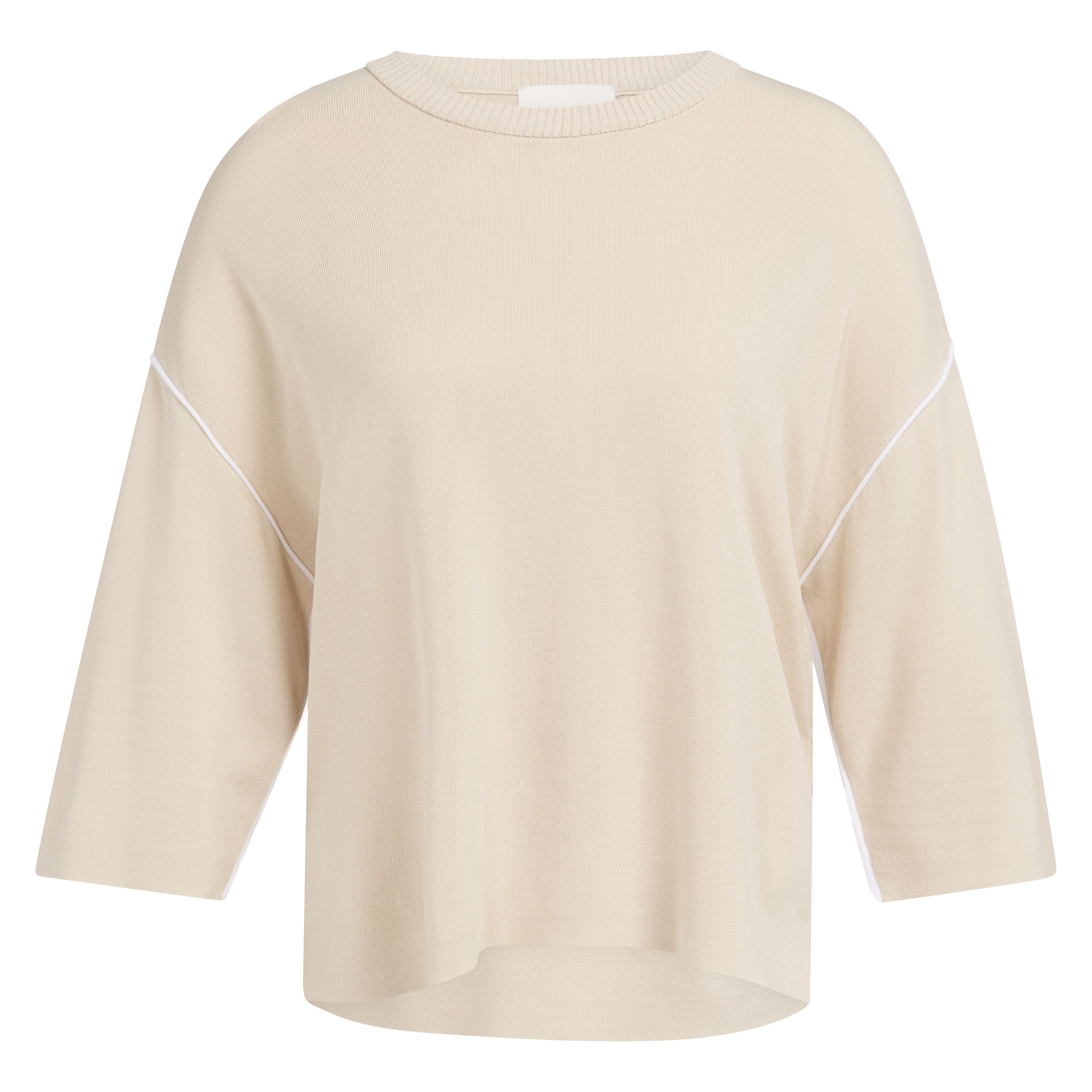 Sweater with Contrast Color Details