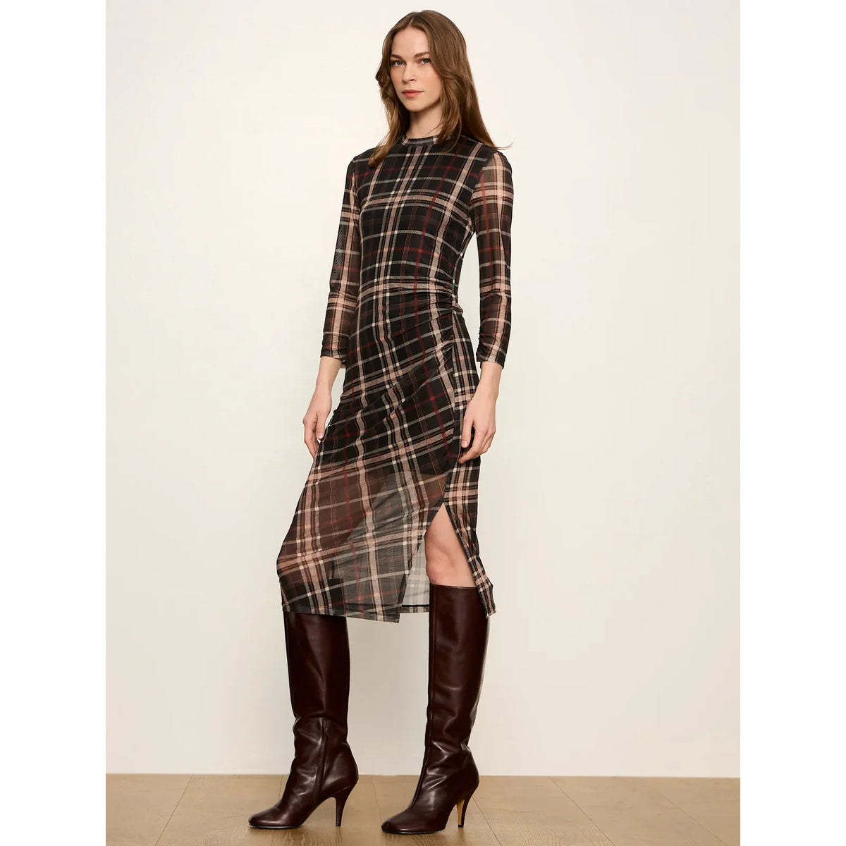 Easy Autumn Mesh Dress