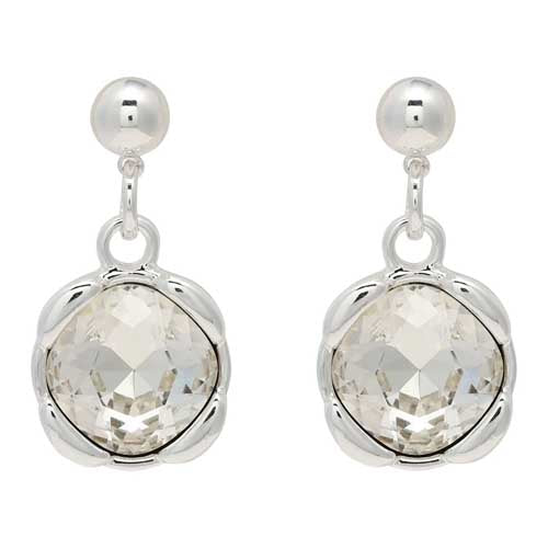 Merx 03-02462 Silver Crystal Earring
