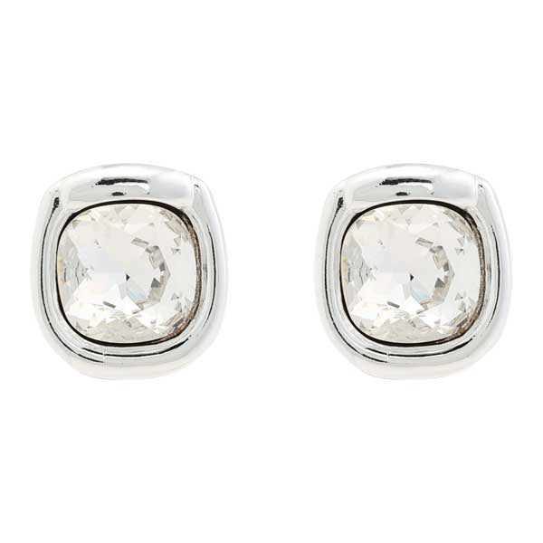 Merx 03-02507 Silver Crystal Earrings
