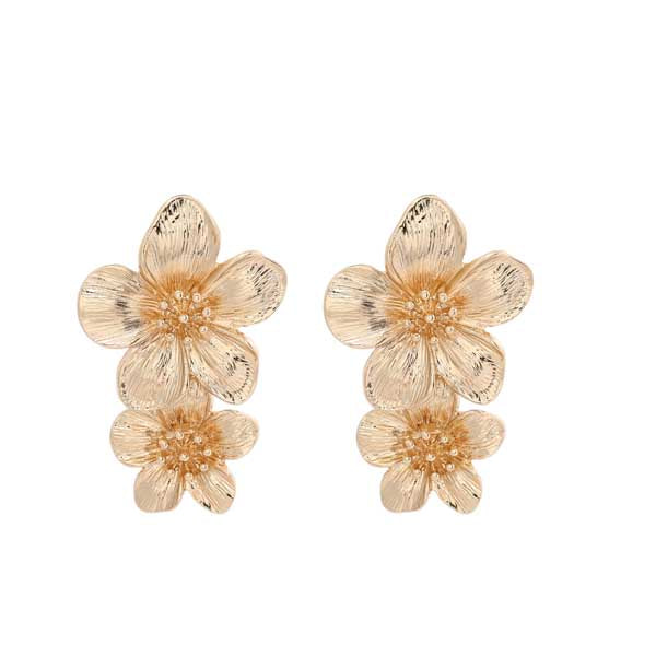 Double Bloom Earrings - Style 03-14422-1