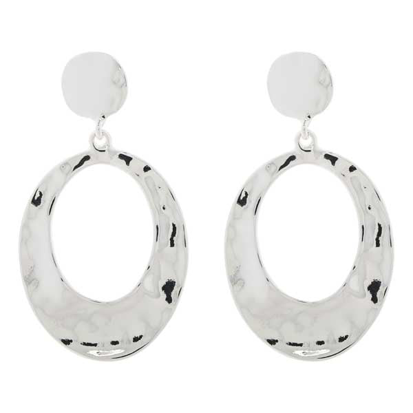 Merx 03-14505 Silver Post Earrings