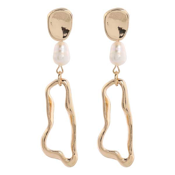 Fresh Water Pearl Earrings Style 03-5845-1
