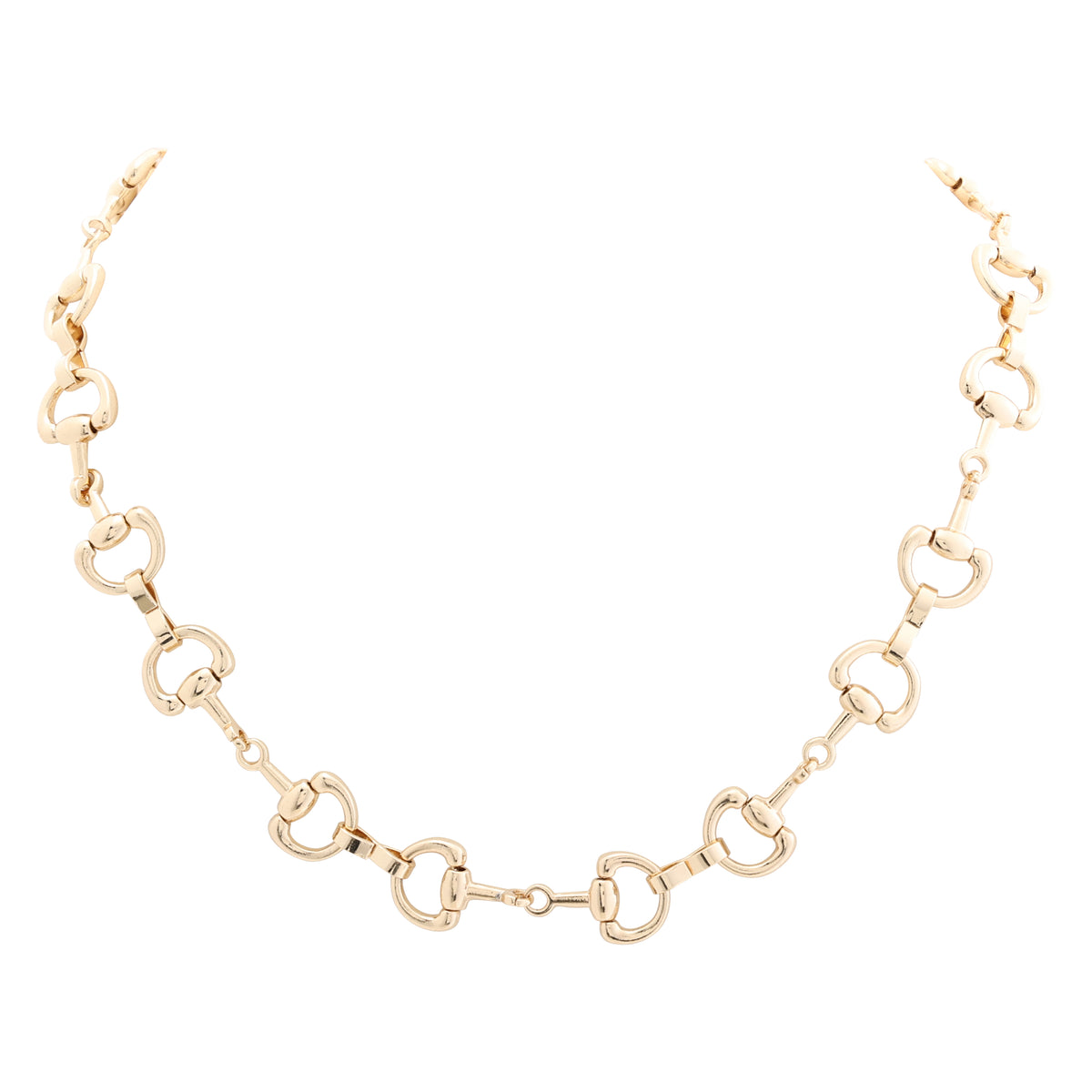 Merx 06-14469-1 Short Gold Necklace