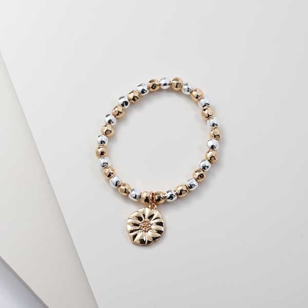 Merx Fashion Chain Bracelet Gold + Silver