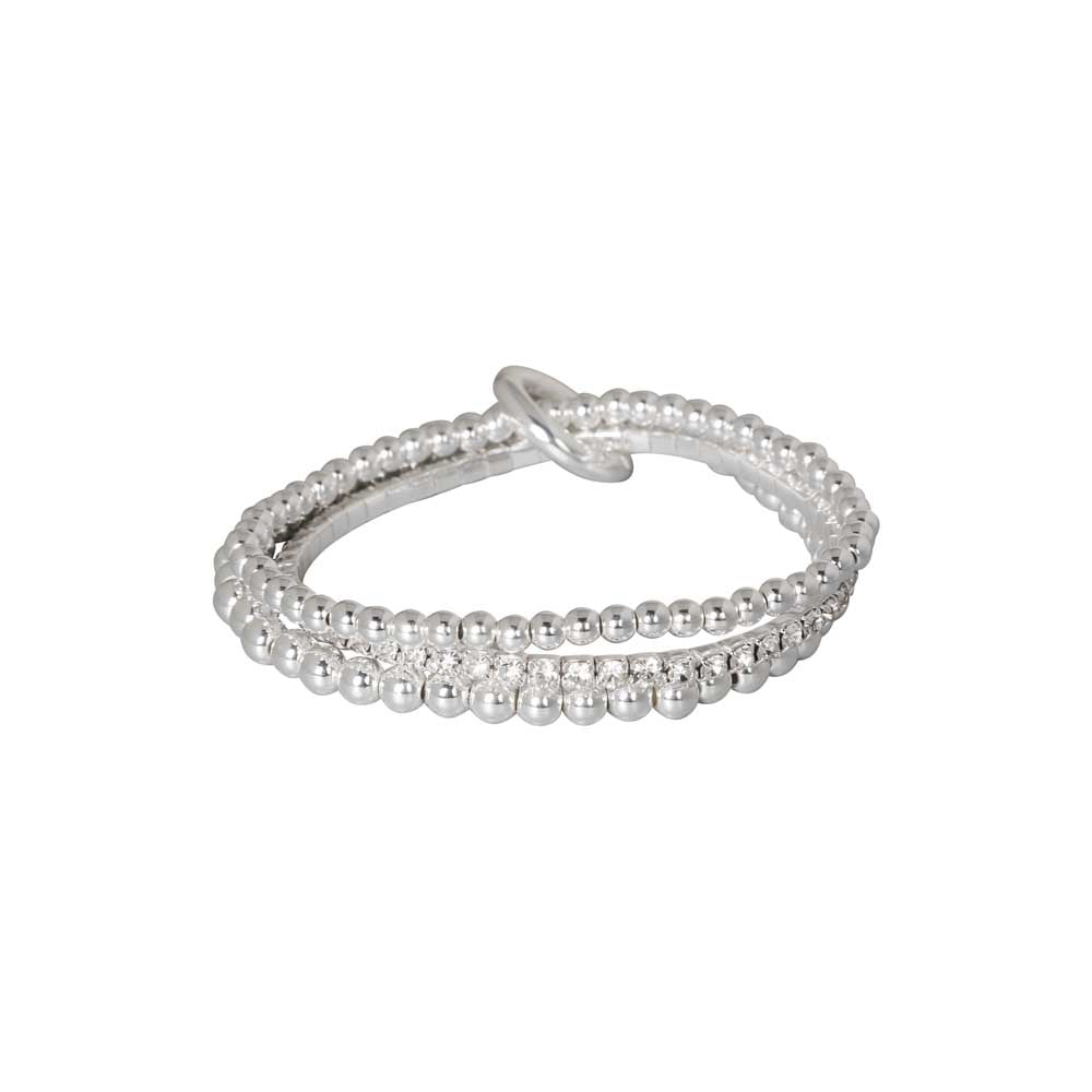 Merx 07-14147 Stretch Silver Bracelet