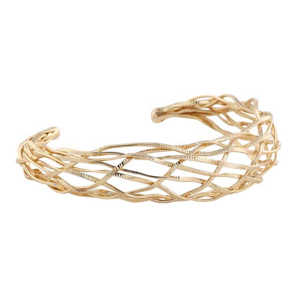 Merx 07-6631-02 Gold Bangle Bracelet