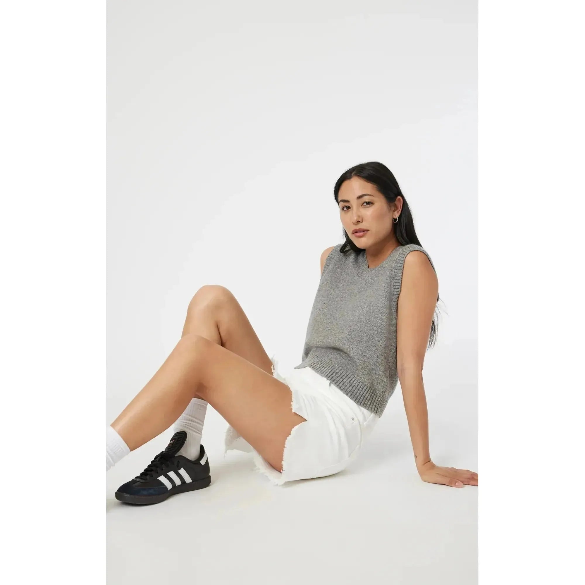 Heidi Straight Leg Shorts | High Rise