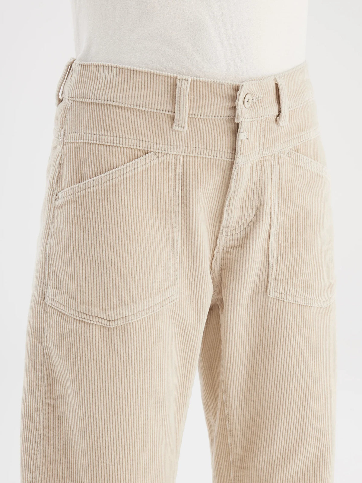 Selena Drop Crotch Patch Pocket Cords