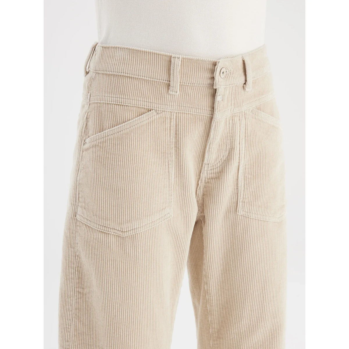 Selena Drop Crotch Patch Pocket Cords