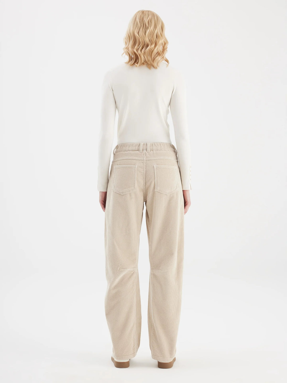 Selena Drop Crotch Patch Pocket Cords