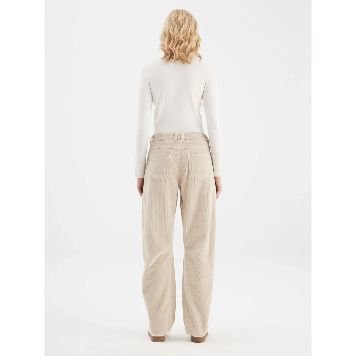 Selena Drop Crotch Patch Pocket Cords