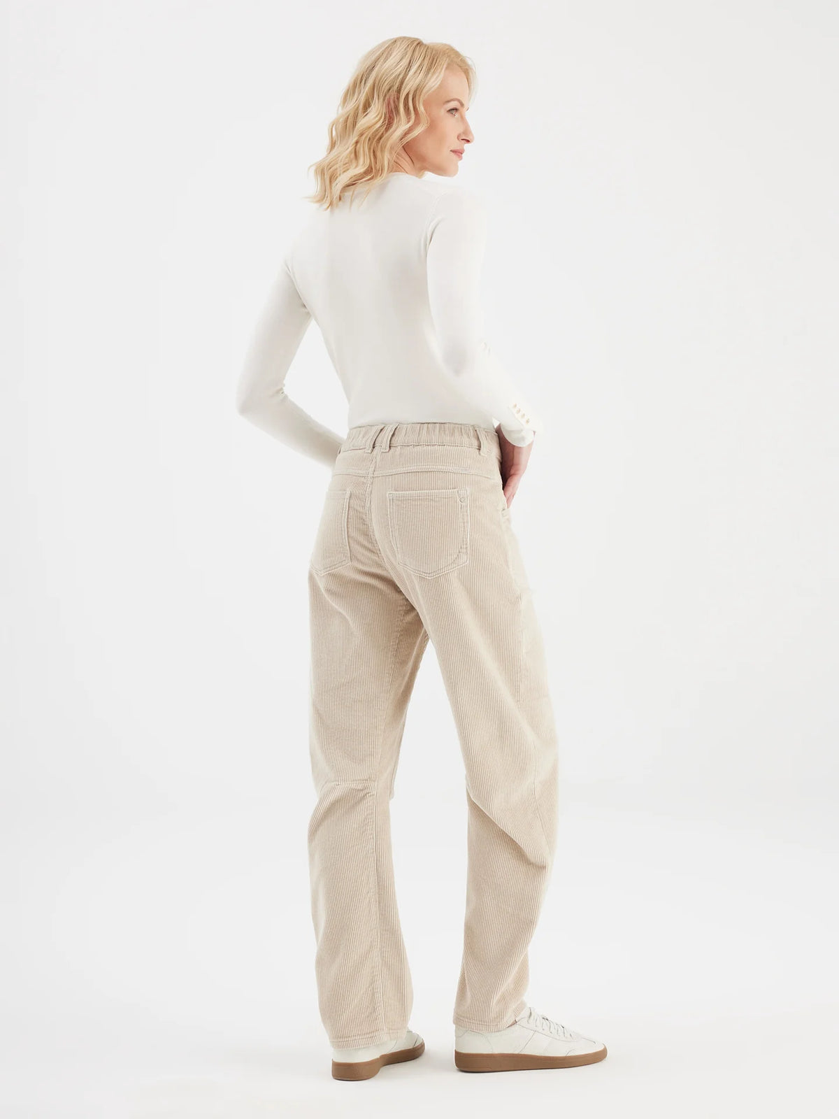 Selena Drop Crotch Patch Pocket Cords