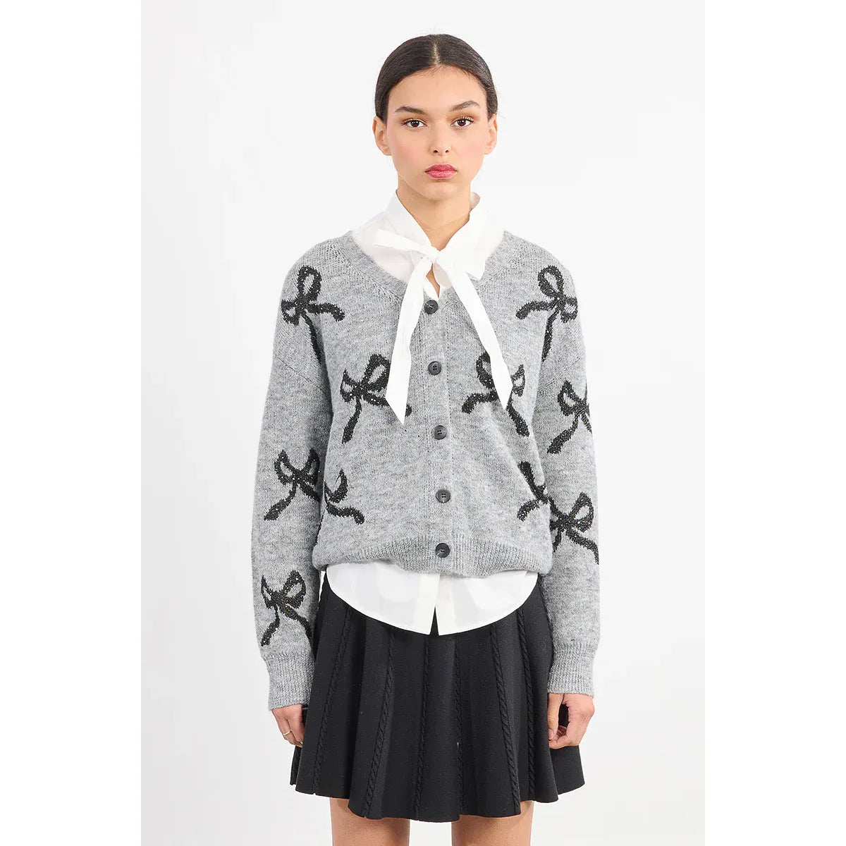 Livia Bow Cardigan