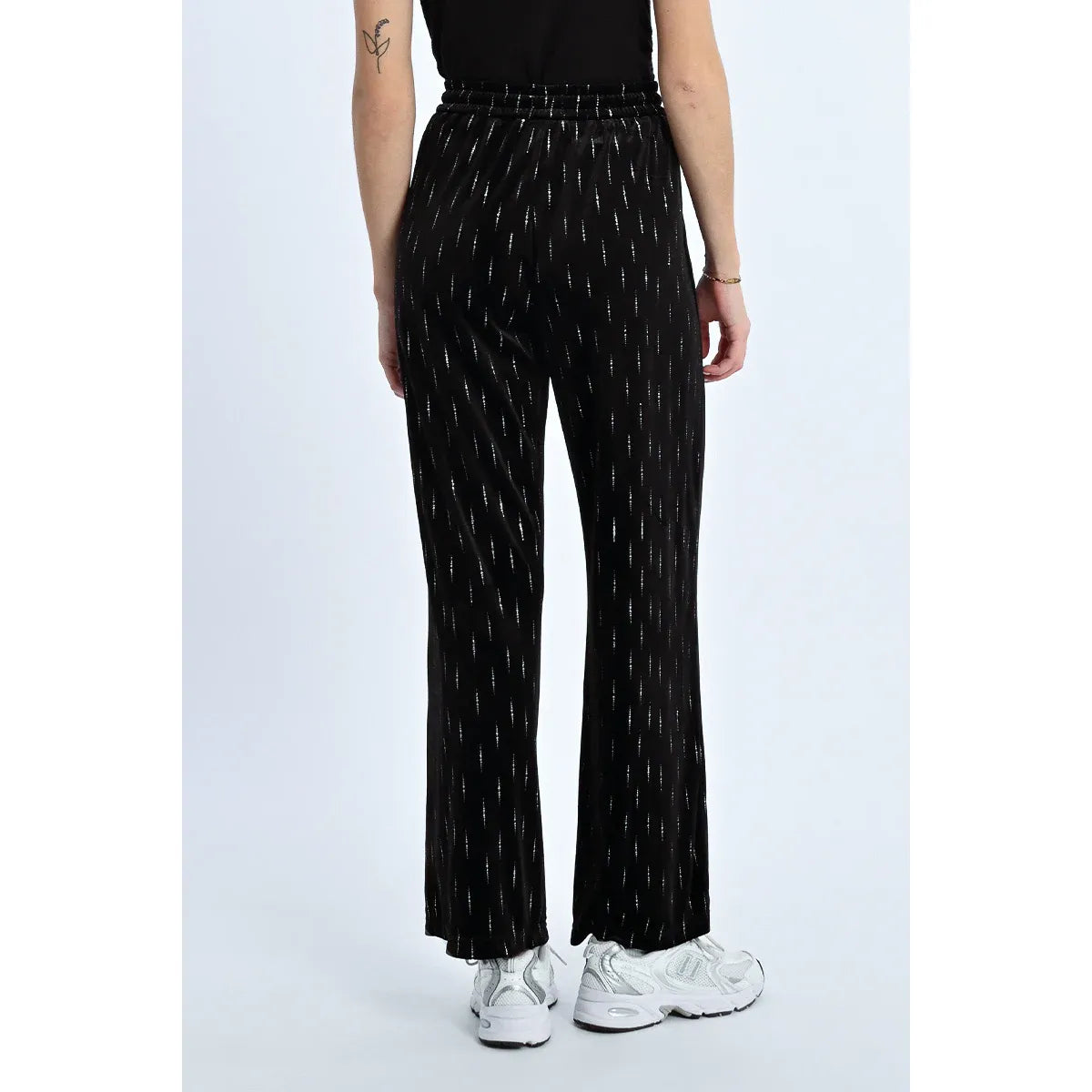 Straight Leg Velvet Jogger