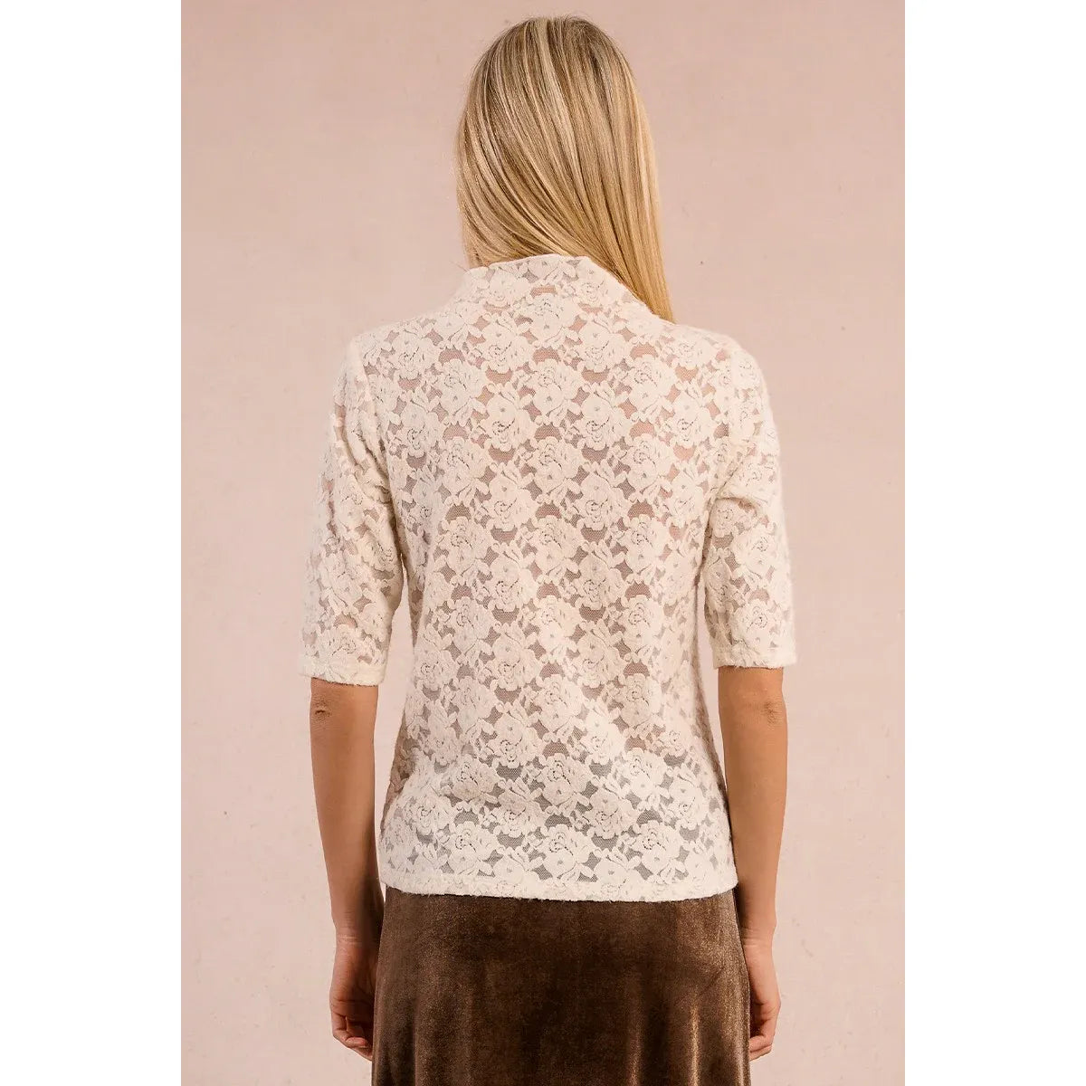 Semi Sheer Ladies Top