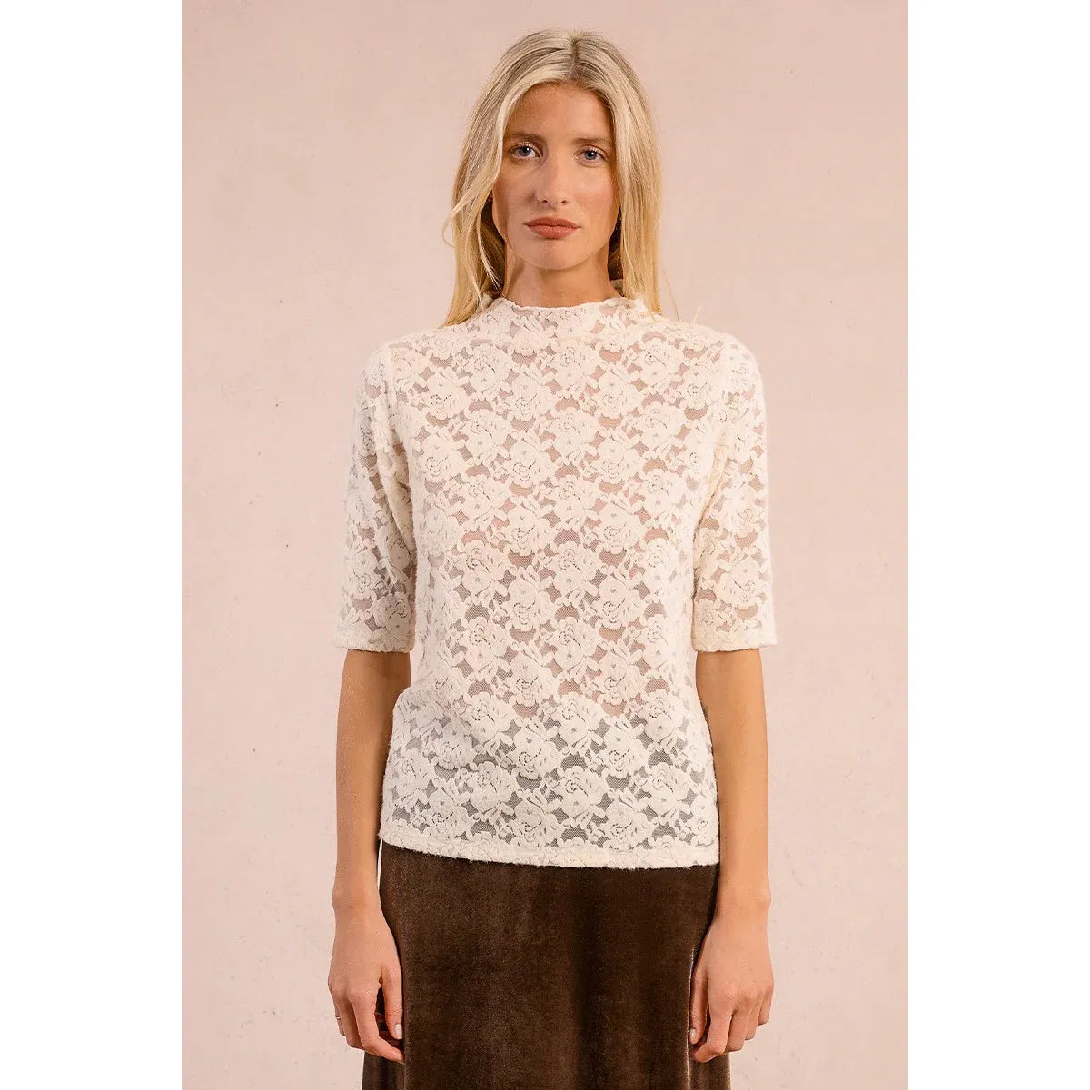 Semi Sheer Ladies Top
