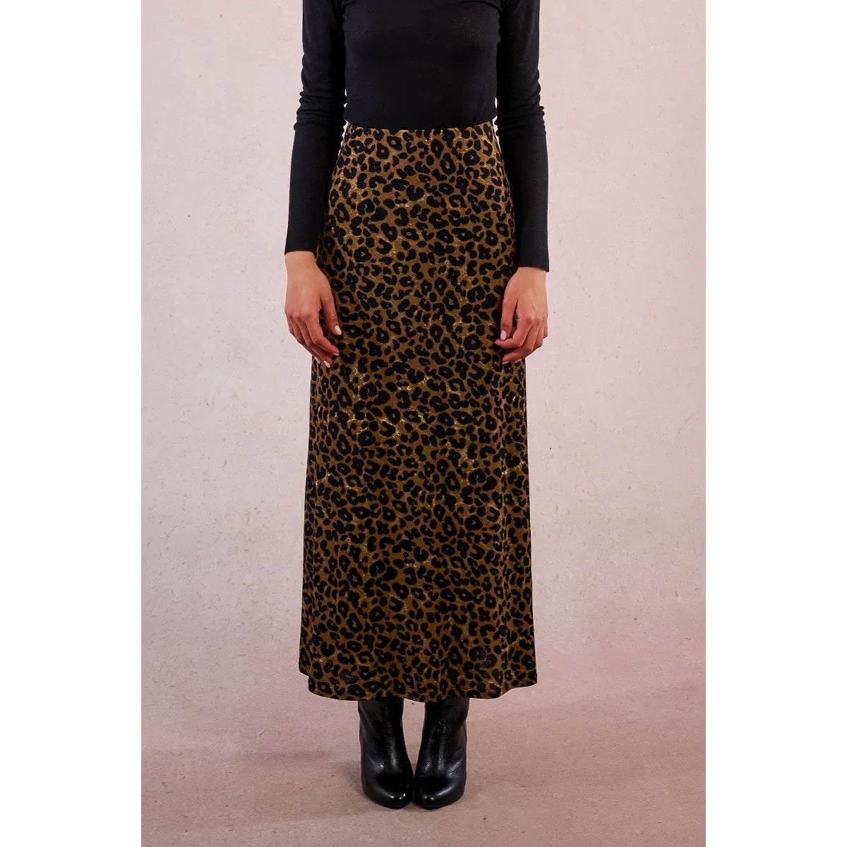 Leopard Maxi Skirt