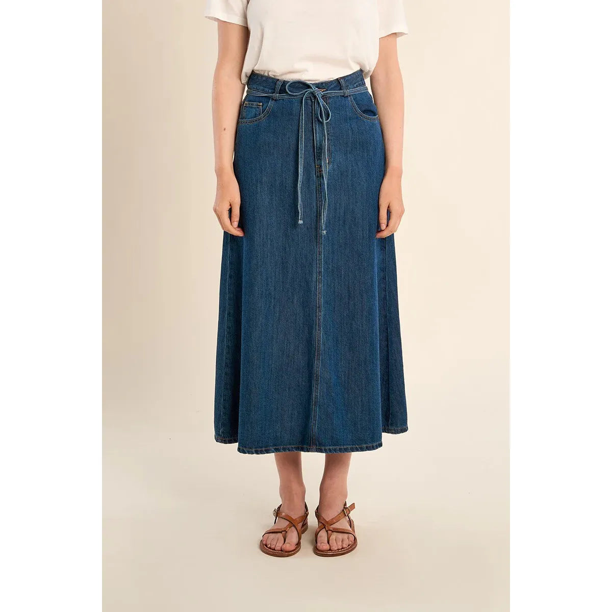 Dakota Denim Maxi Skirt