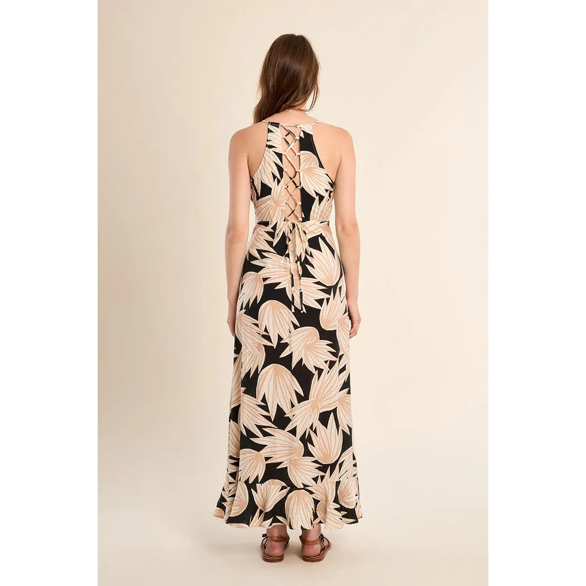 Paloma Lace-Back Maxi Dress