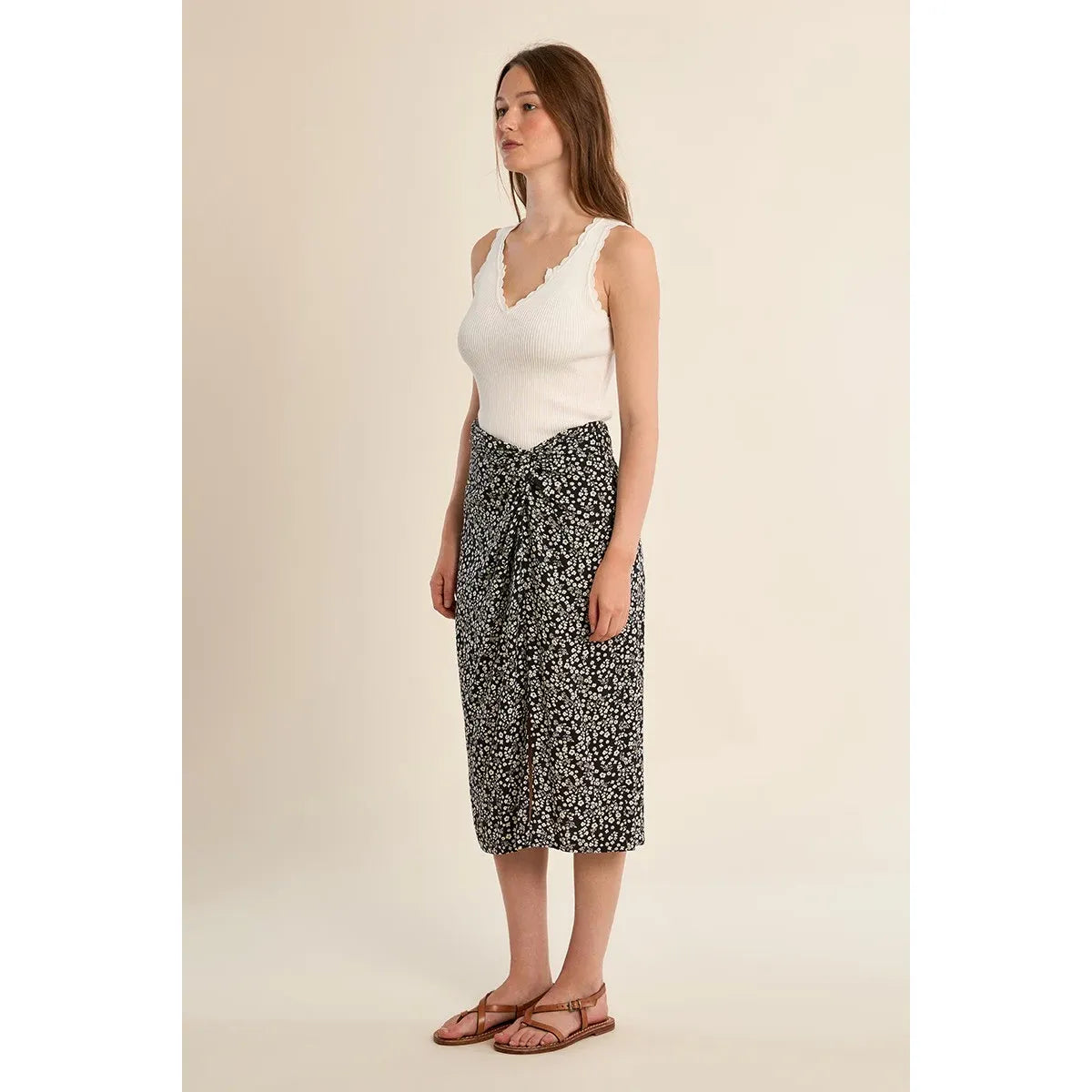 Willow Drape Midi Skirt