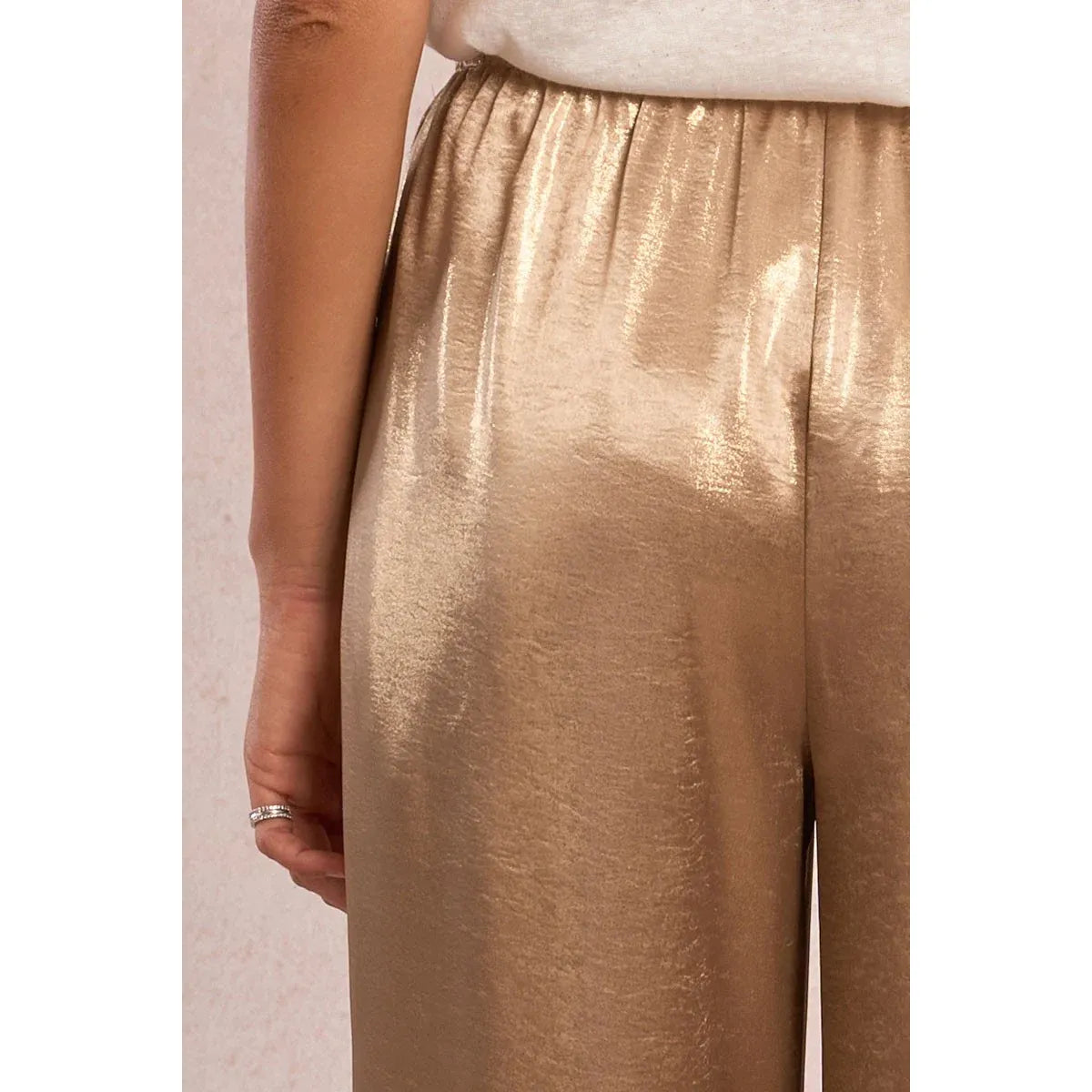 The Golden Hour Satin Pant