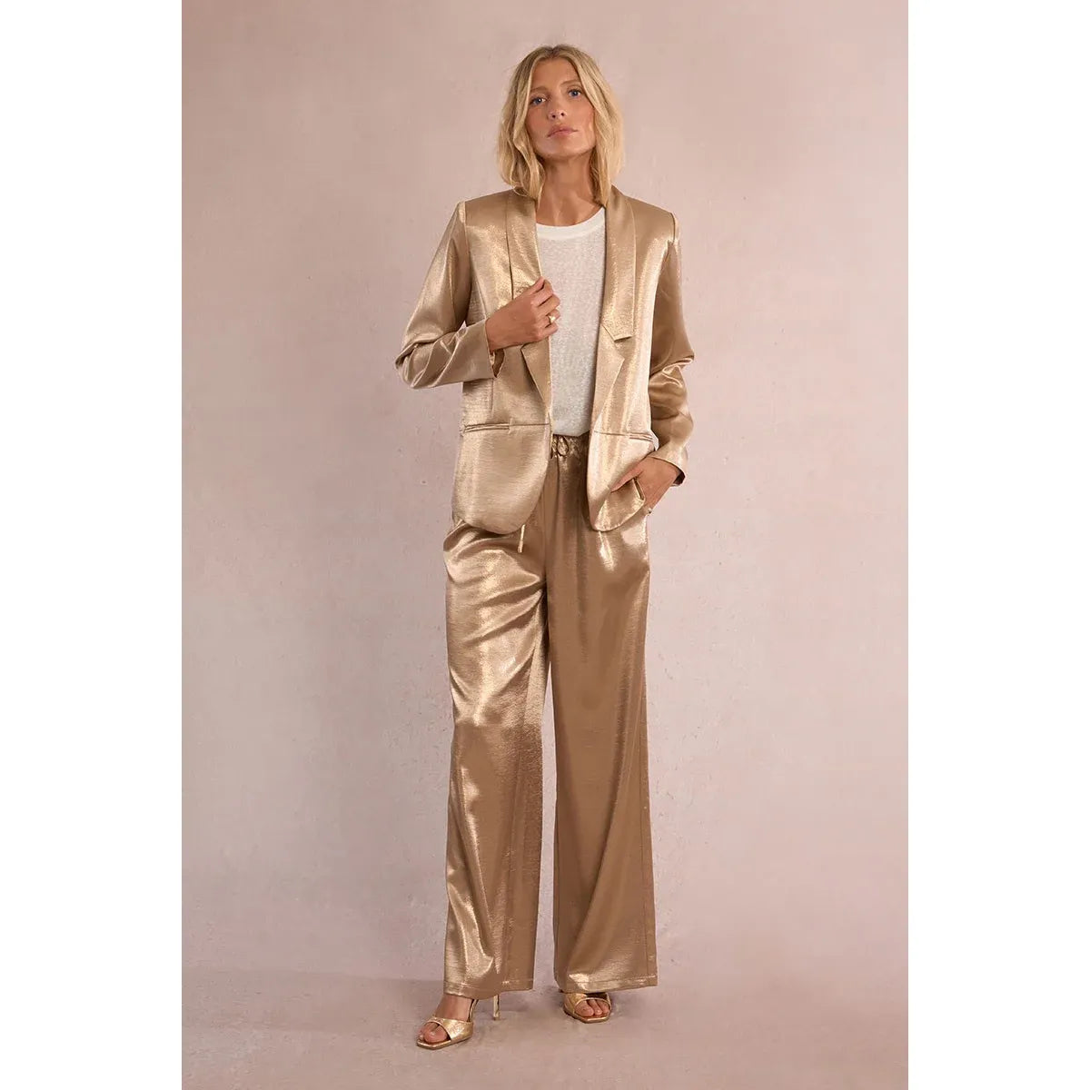 The Golden Hour Satin Pant
