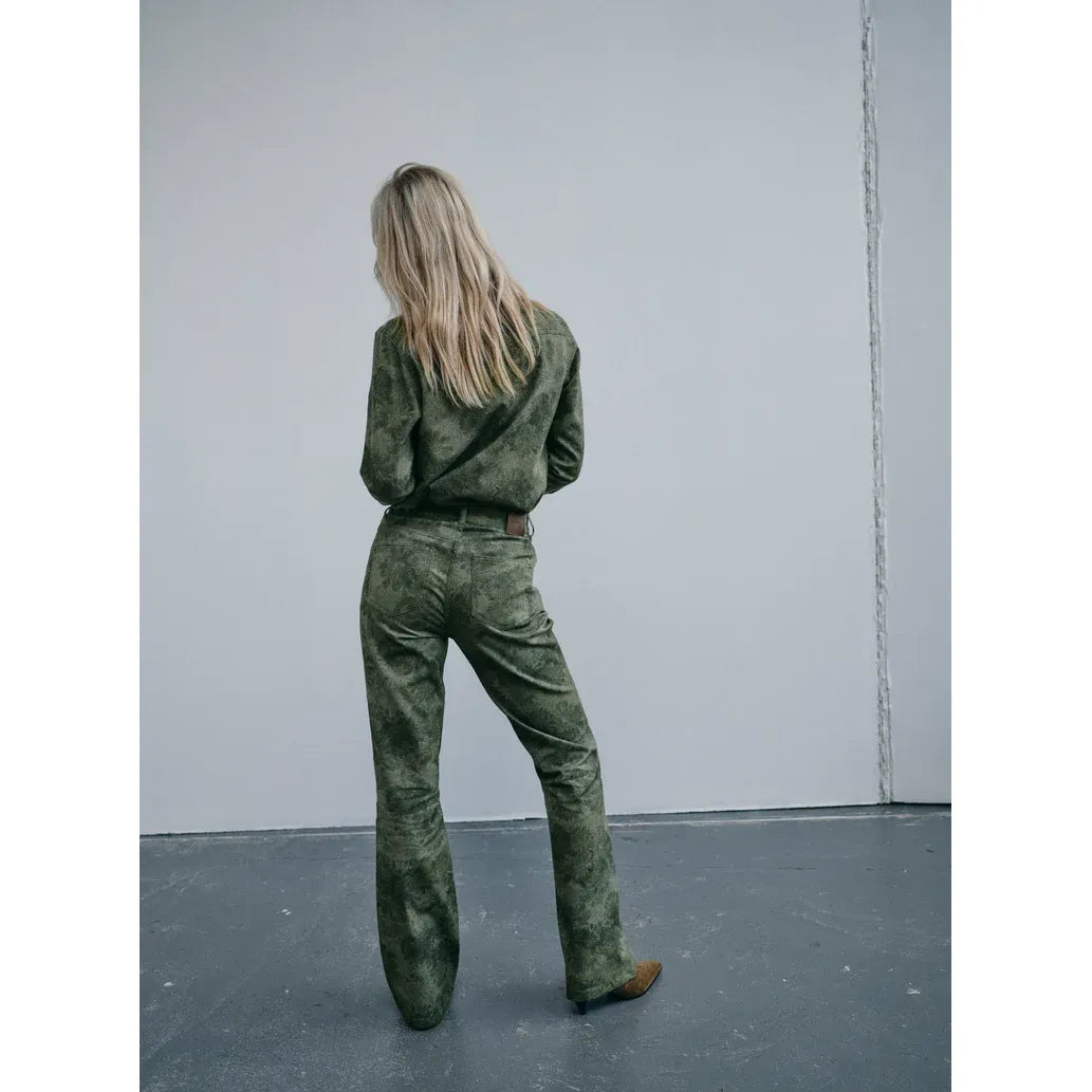 MMMarlena Print Jeans | Flare  Fit | 32"