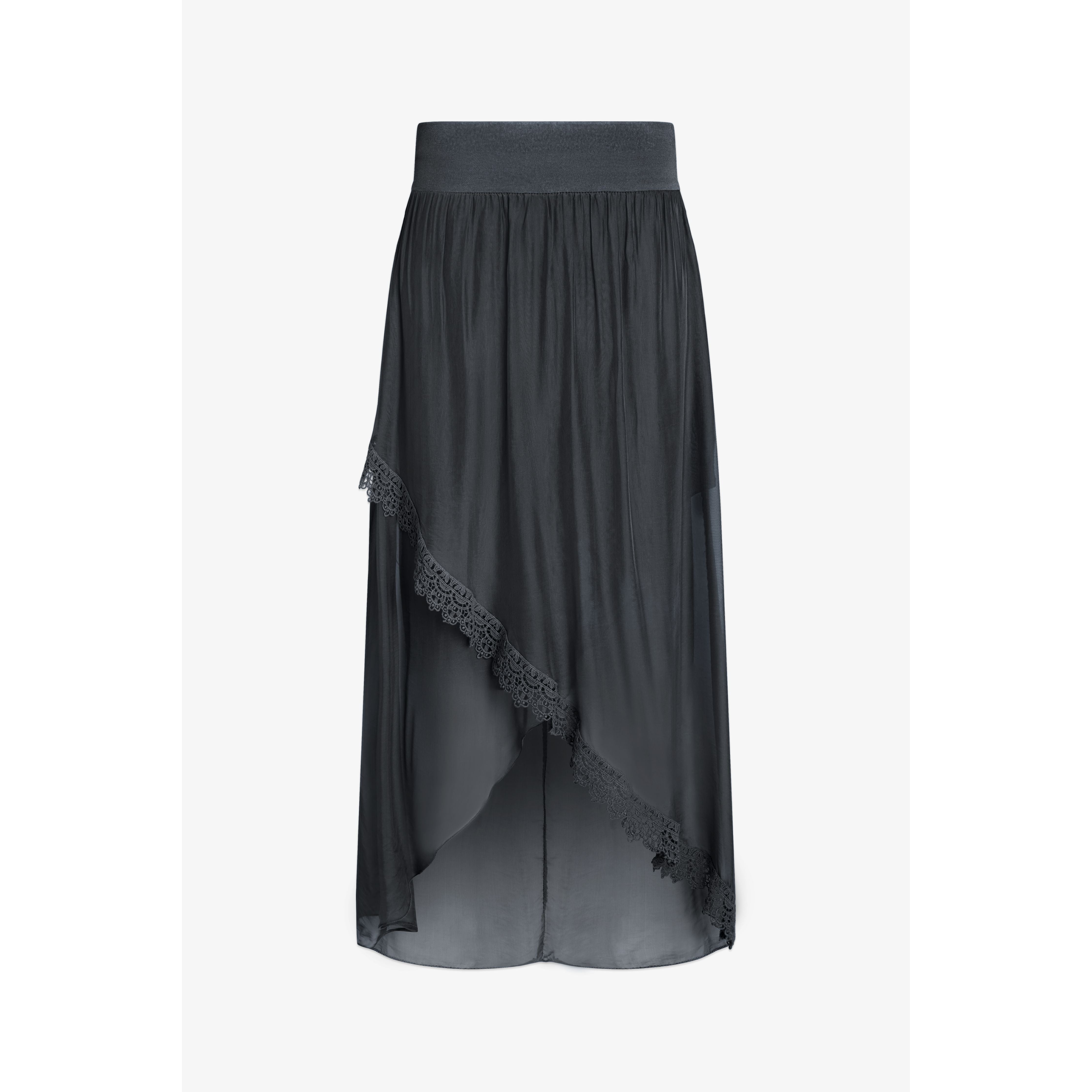 Midnight Lace Layered Skirt