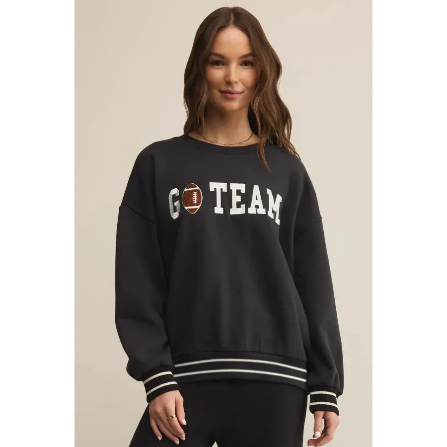 Oversized Go Team Sweater