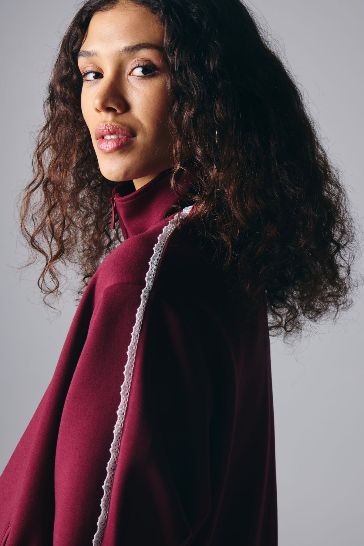 IHKATE Zip Up Sweater Jacket