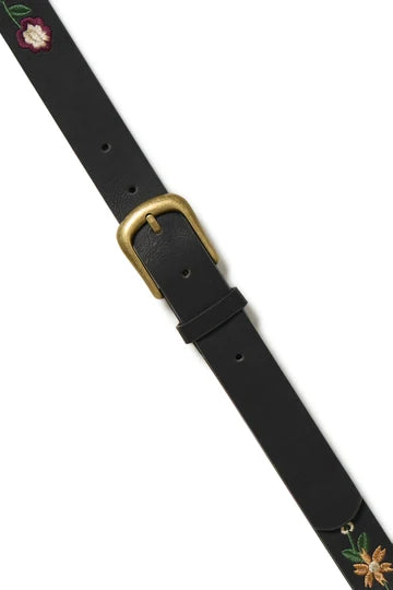 IARINNA Black Floral Belt