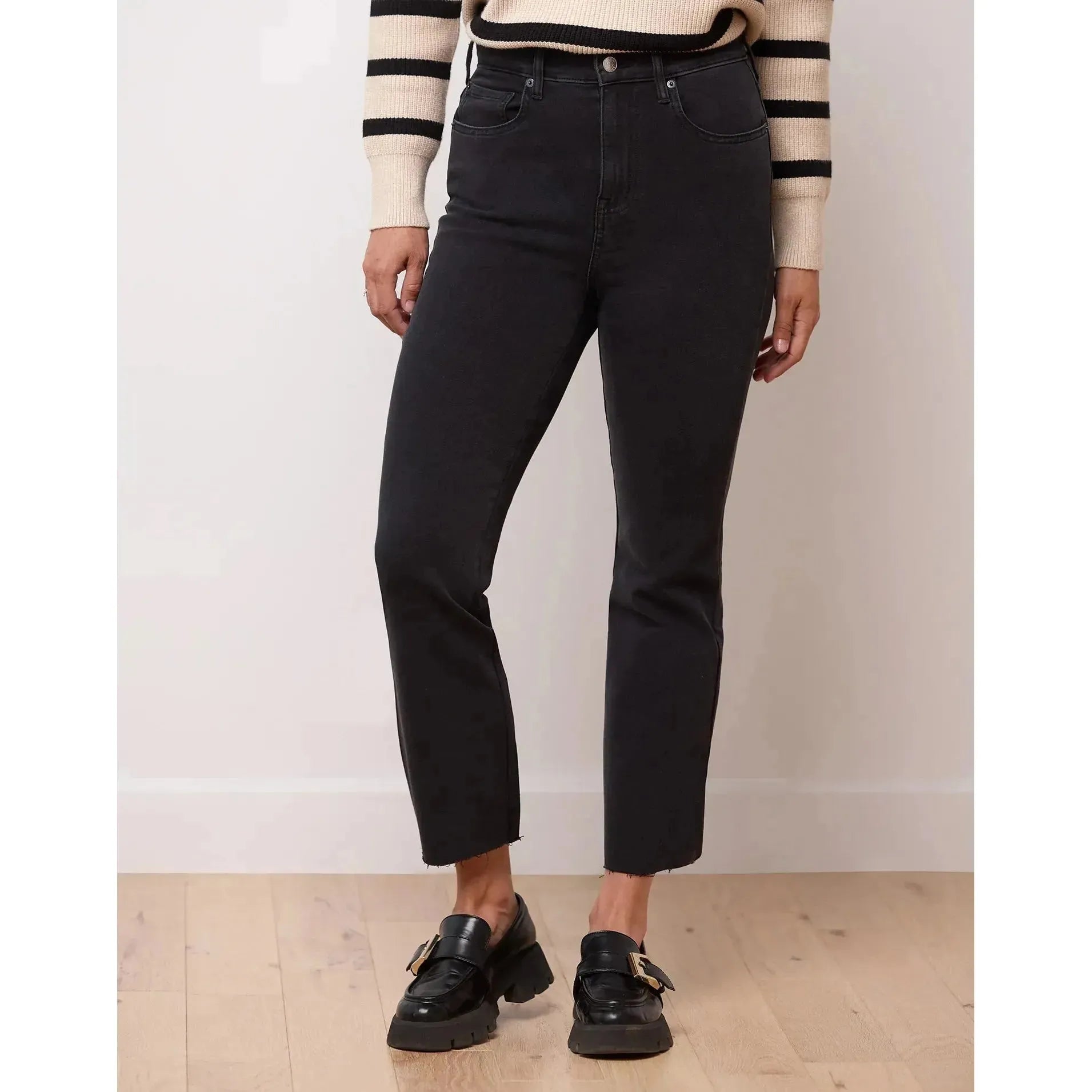 Emily Slim Denim Jeans Washed Black