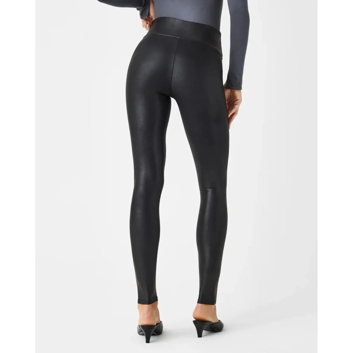 SPANXshape™ Faux Leather Leggings