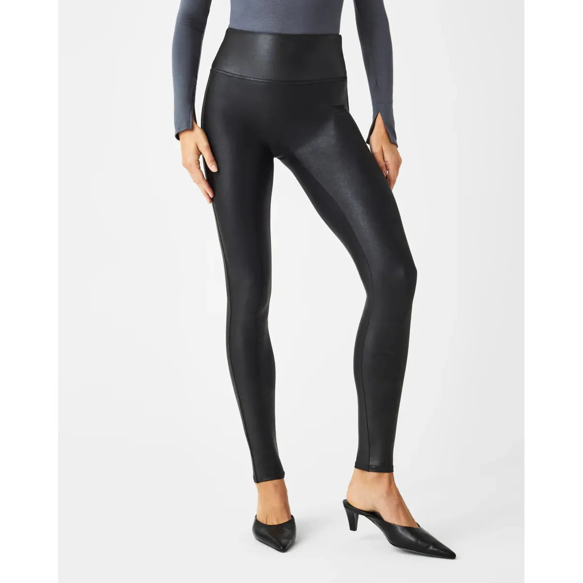 SPANXshape™ Faux Leather Leggings