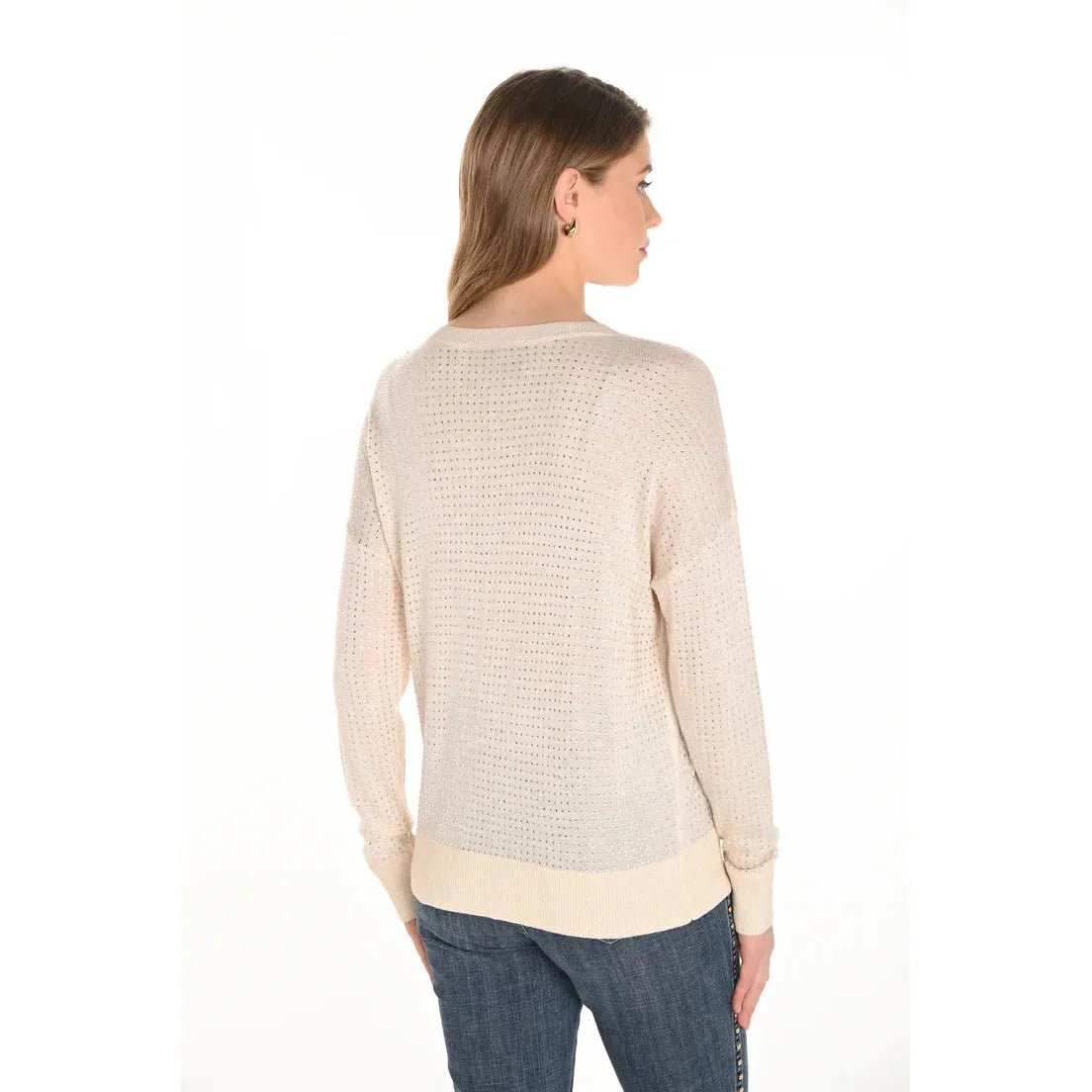 Frank Lyman Knit Top in Beige – Style 253701