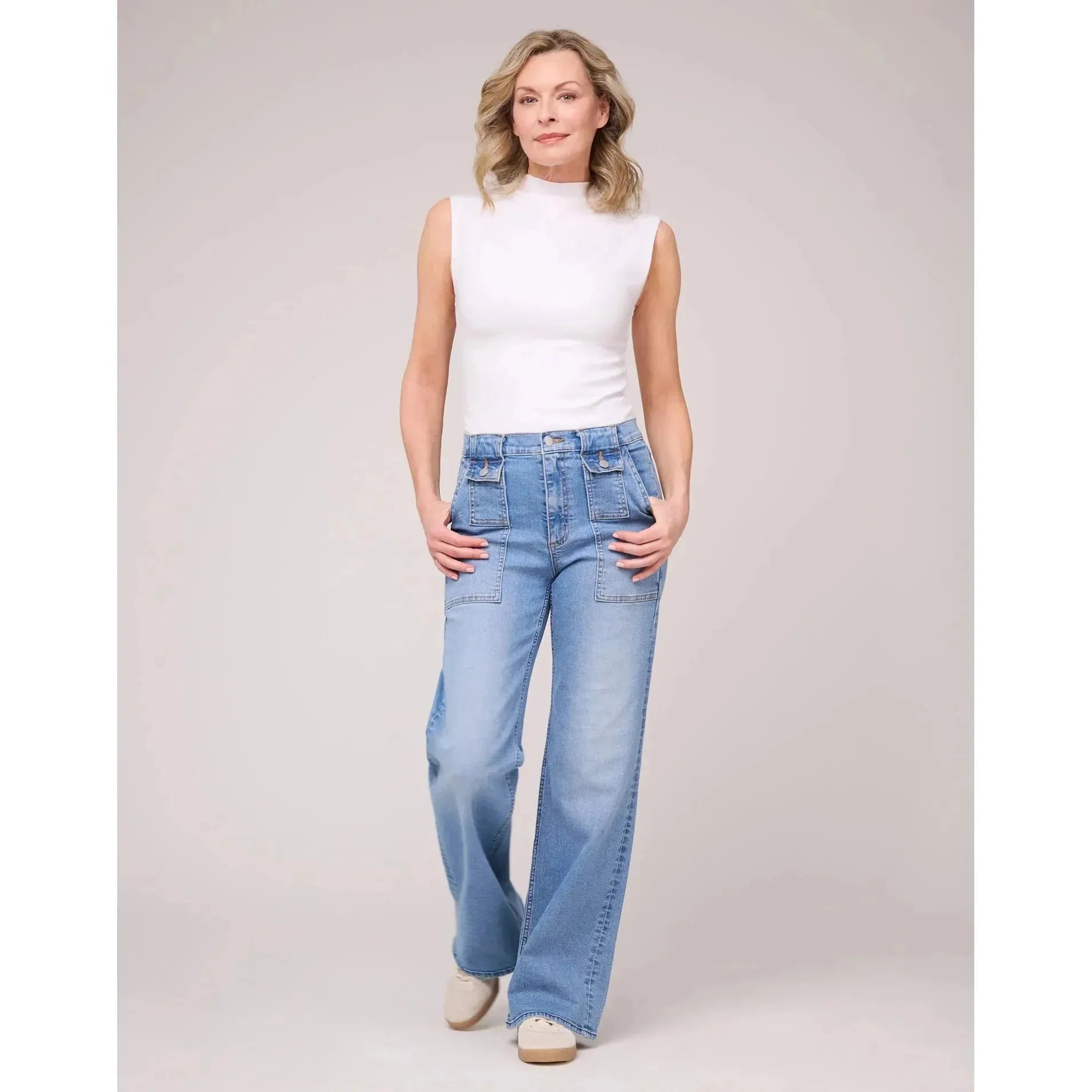 Lily Wide Legs Jeans | Classic Rise