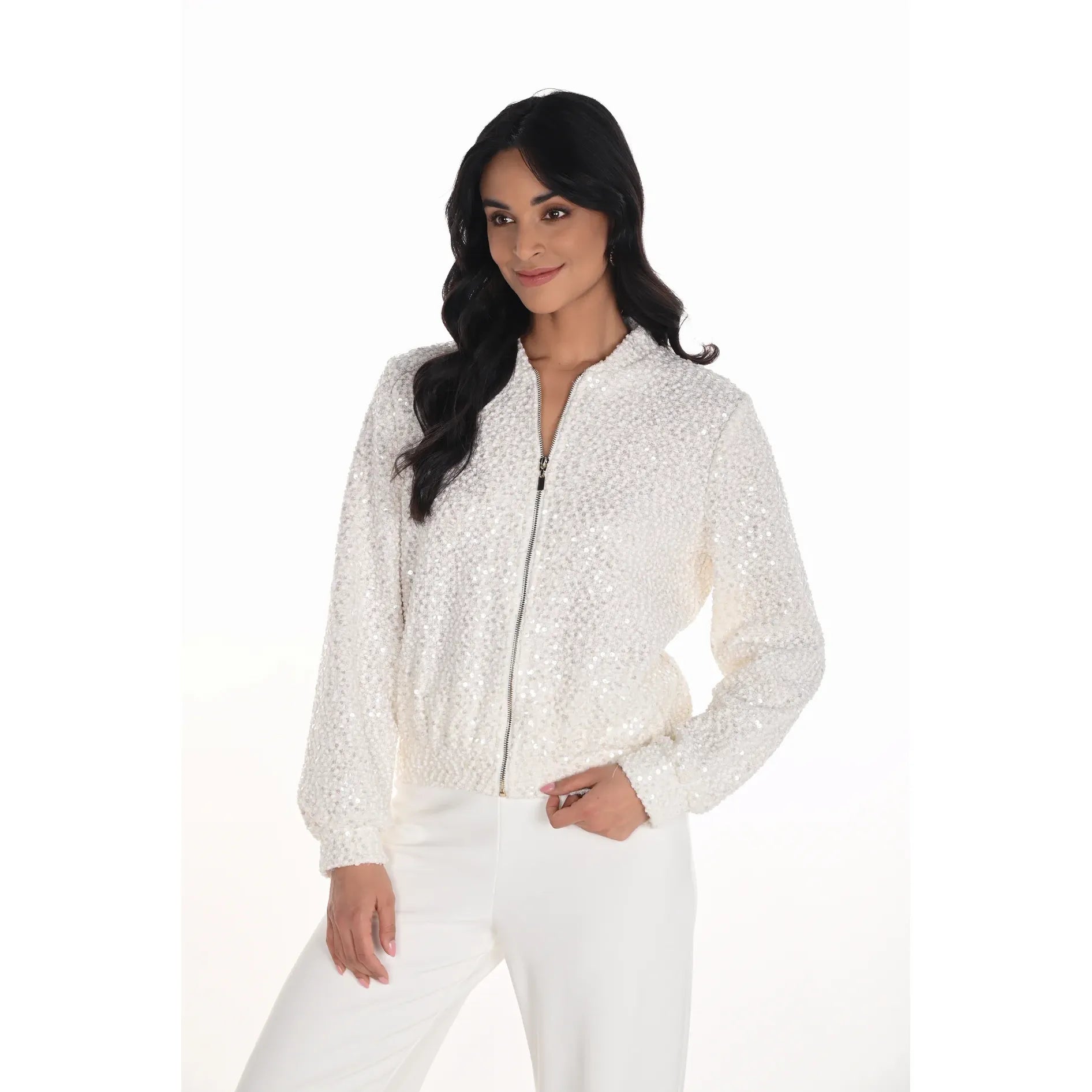 Sequin Knit Jacket - Style 254206