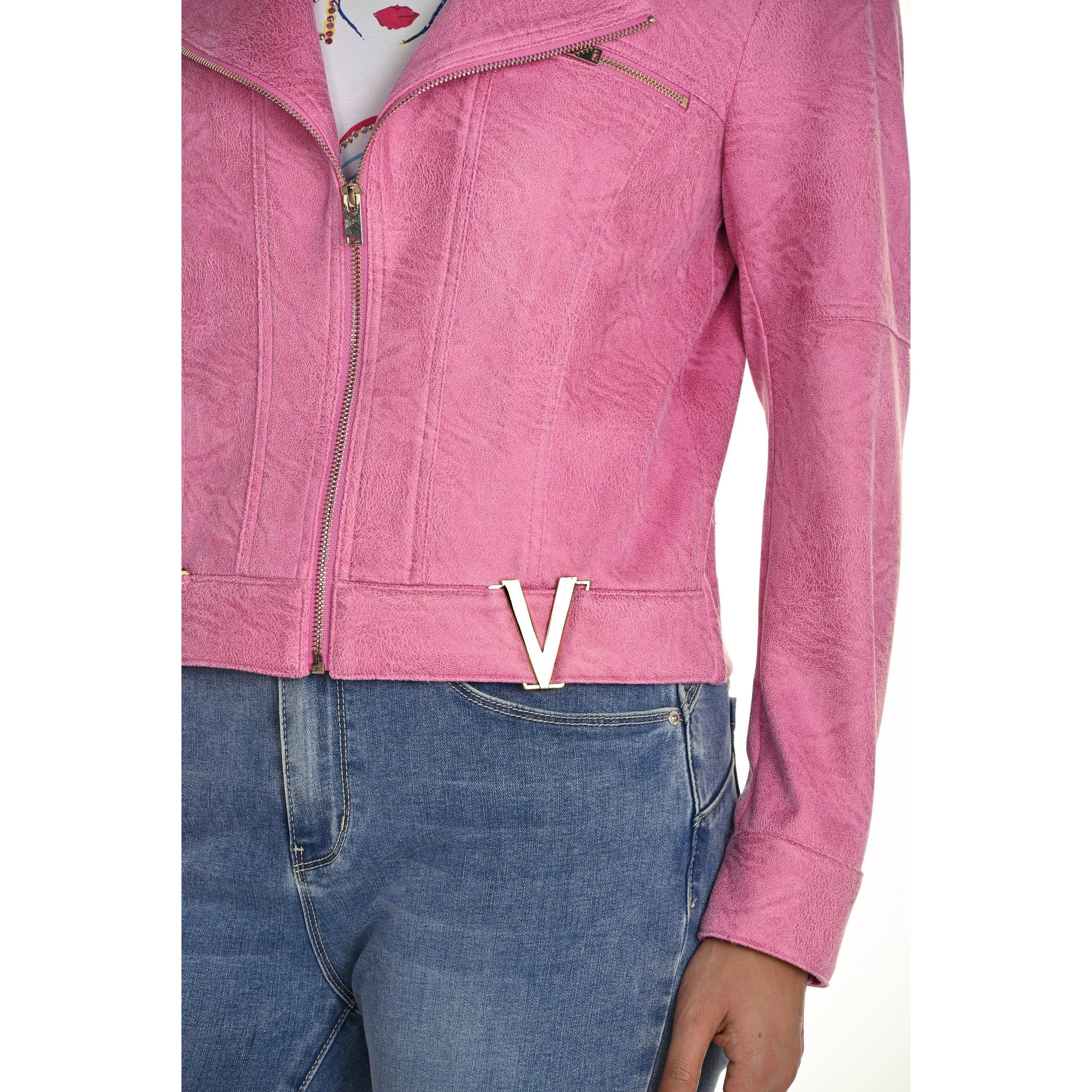 Frank Lyman Fuchsia Bomber Jacket