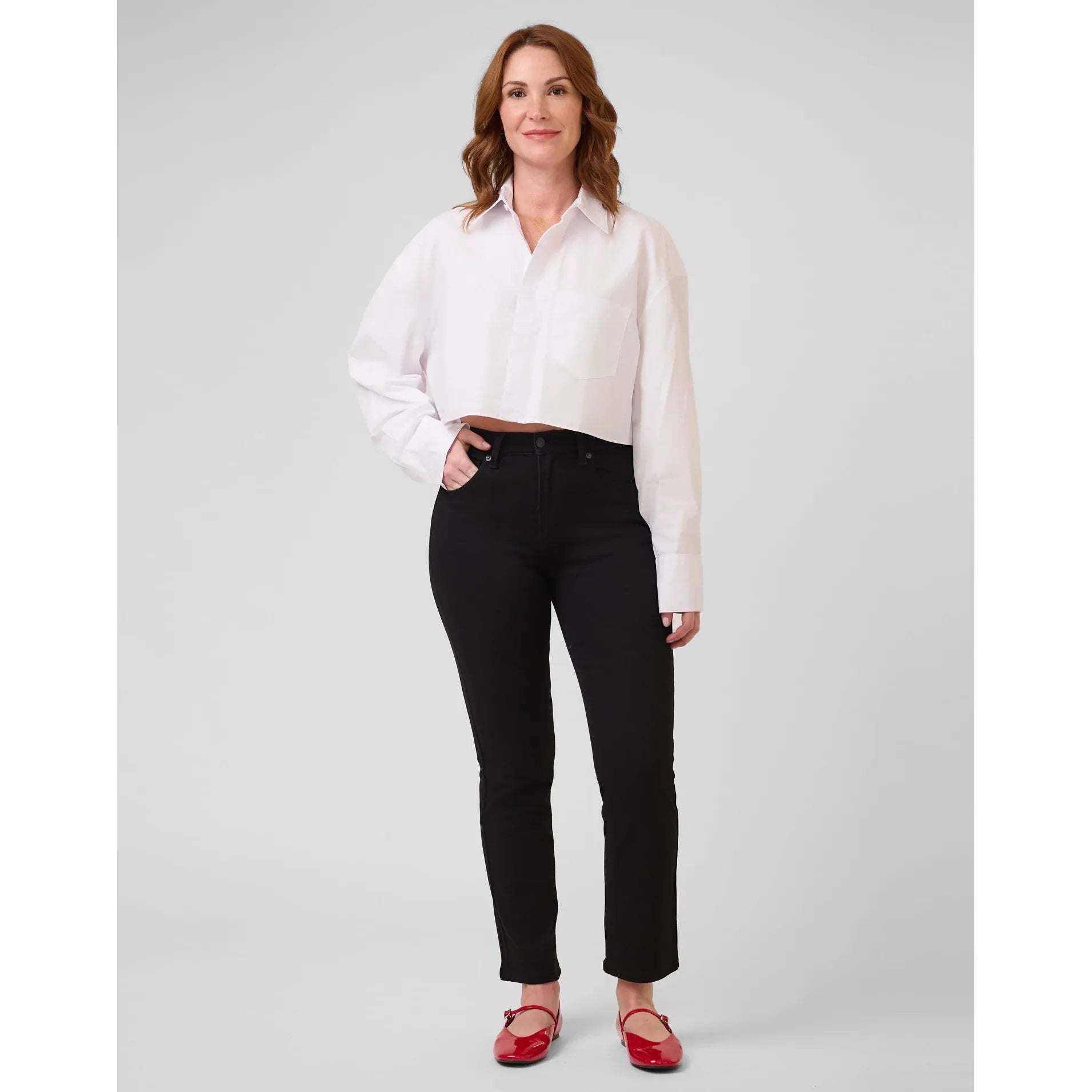 CHLOE STRAIGHT JEANS | Black