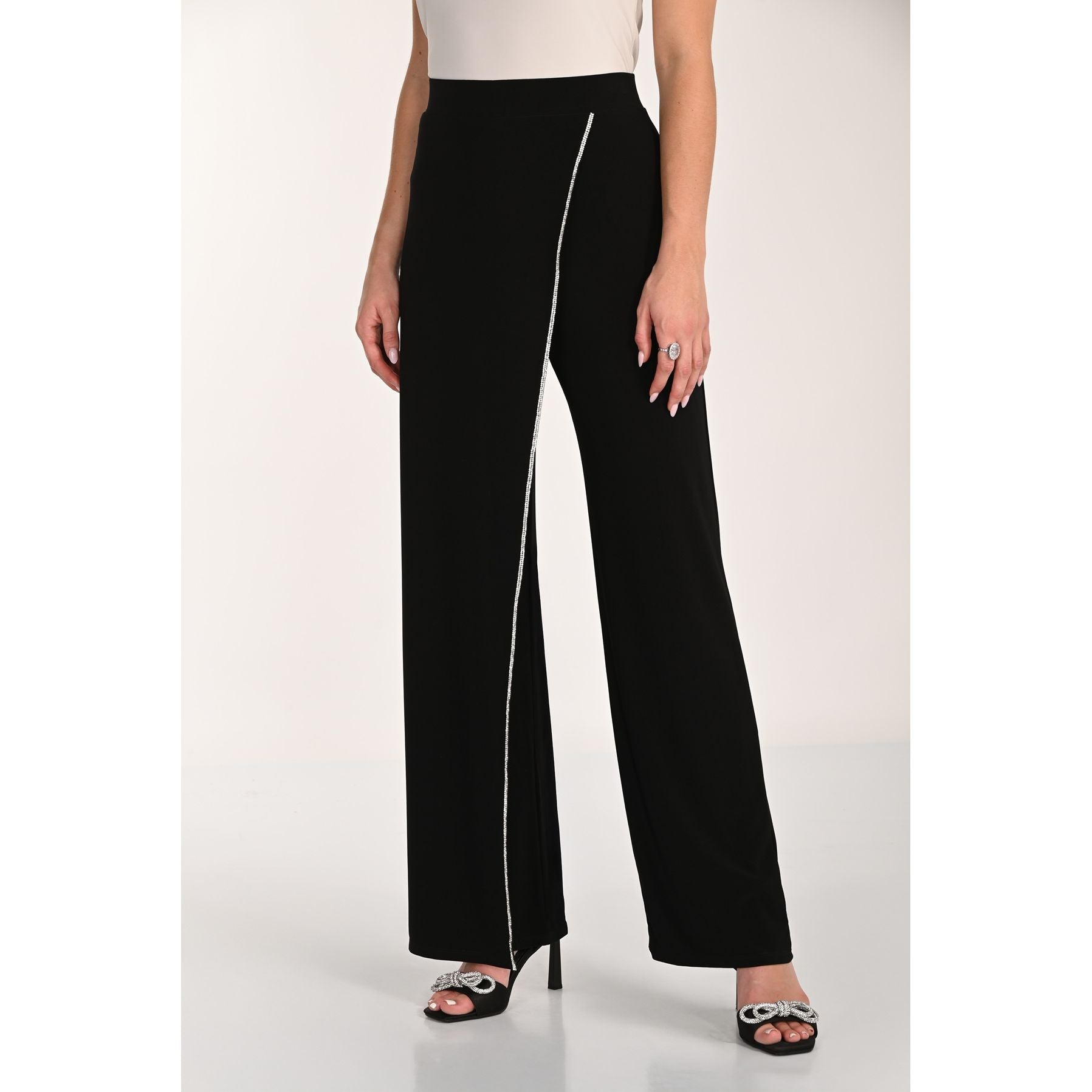 High-Waist Wide-Leg Trousers - Style 268001