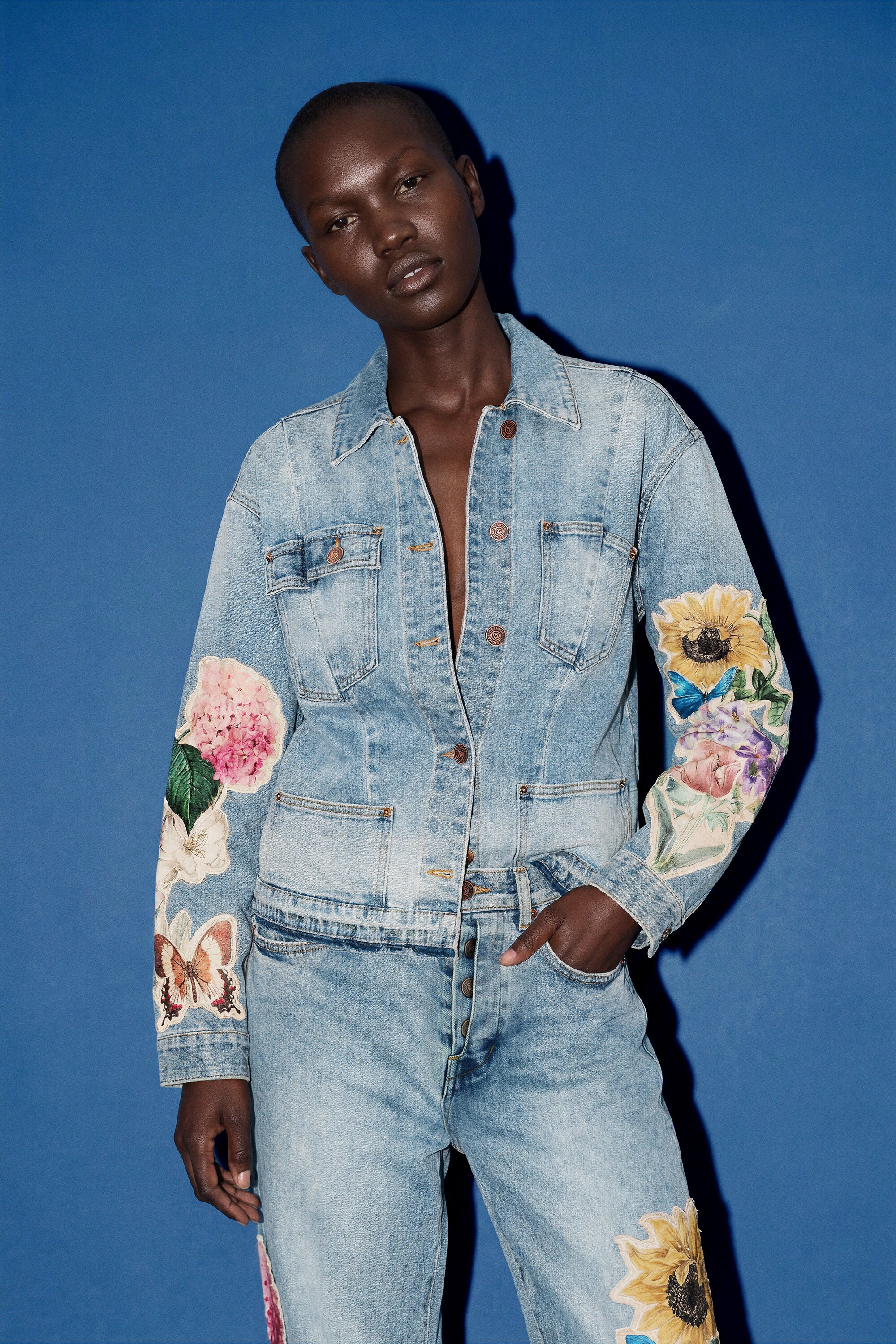 Embroidered Denim Jacket
