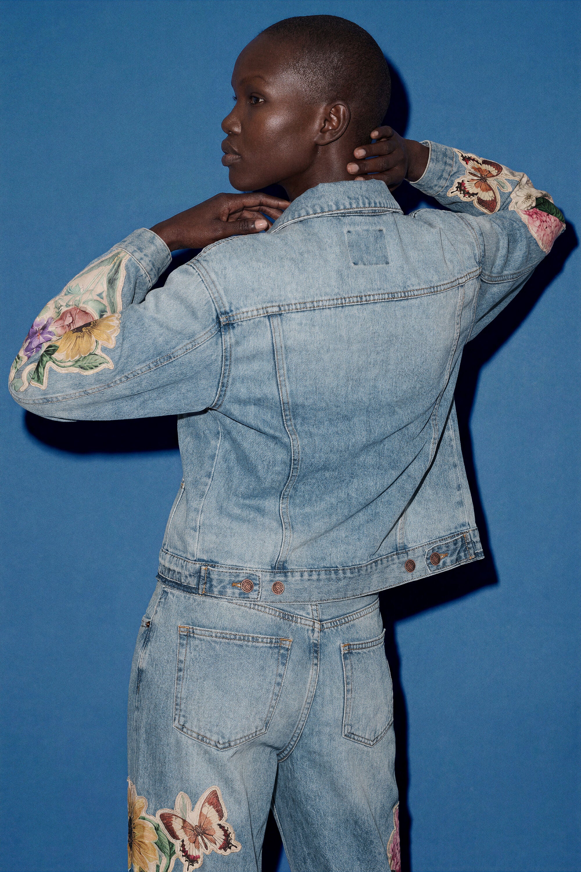 Embroidered Denim Jacket