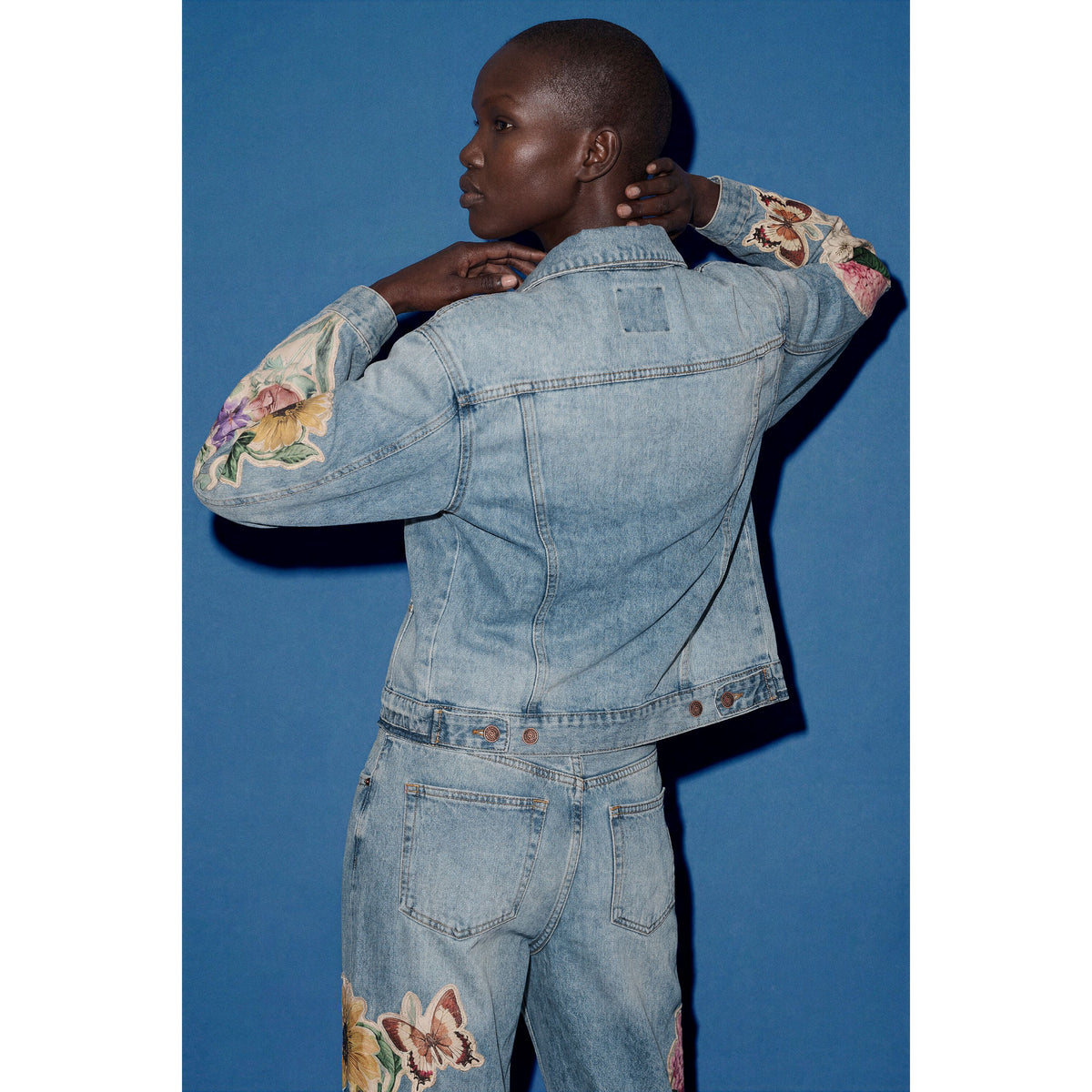 Embroidered Denim Jacket