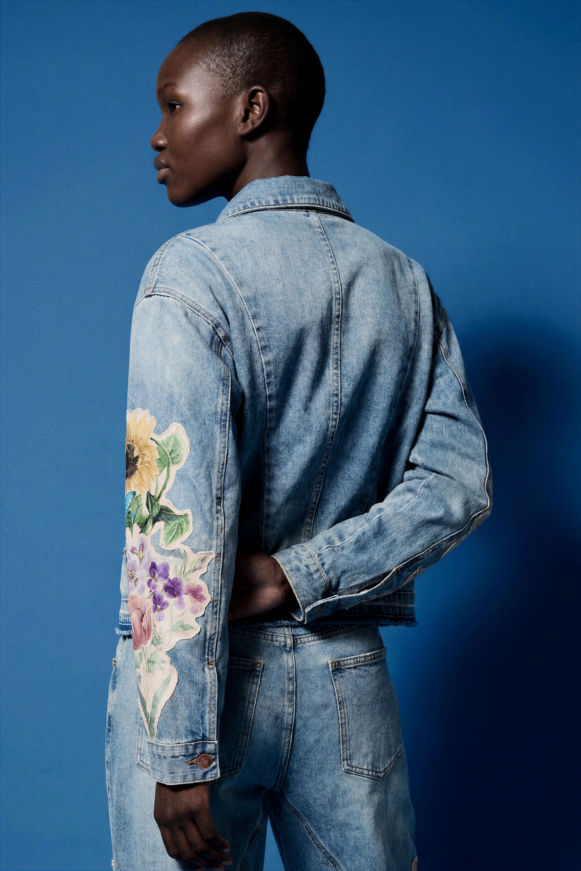 Embroidered Denim Jacket