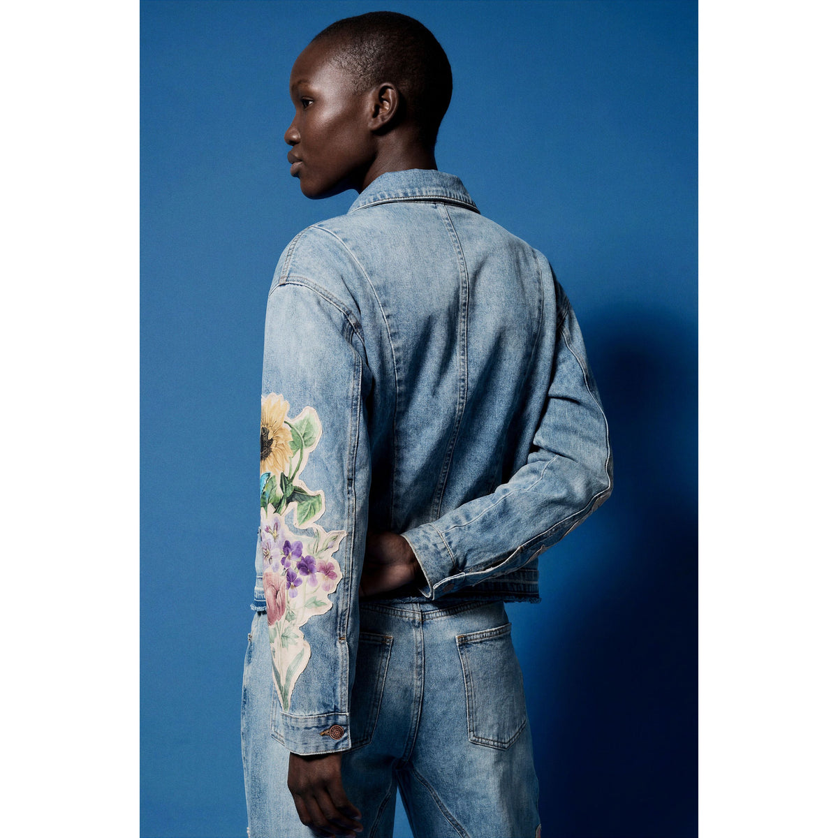 Embroidered Denim Jacket