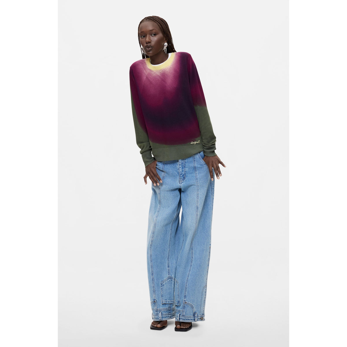 Gradient Fine Knit Sweater