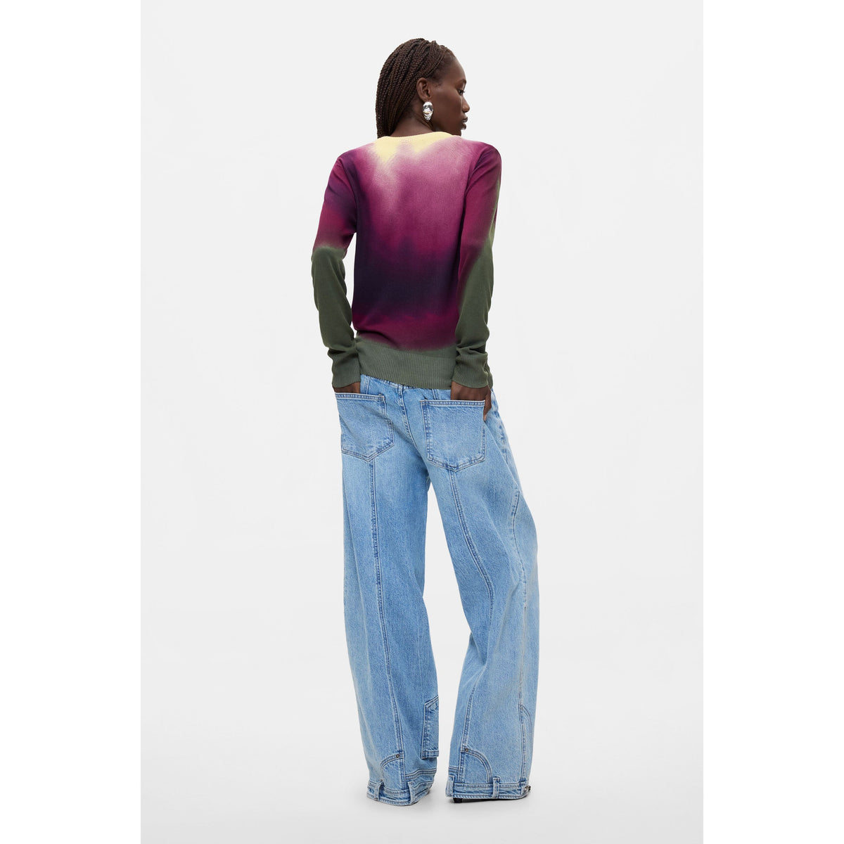 Gradient Fine Knit Sweater