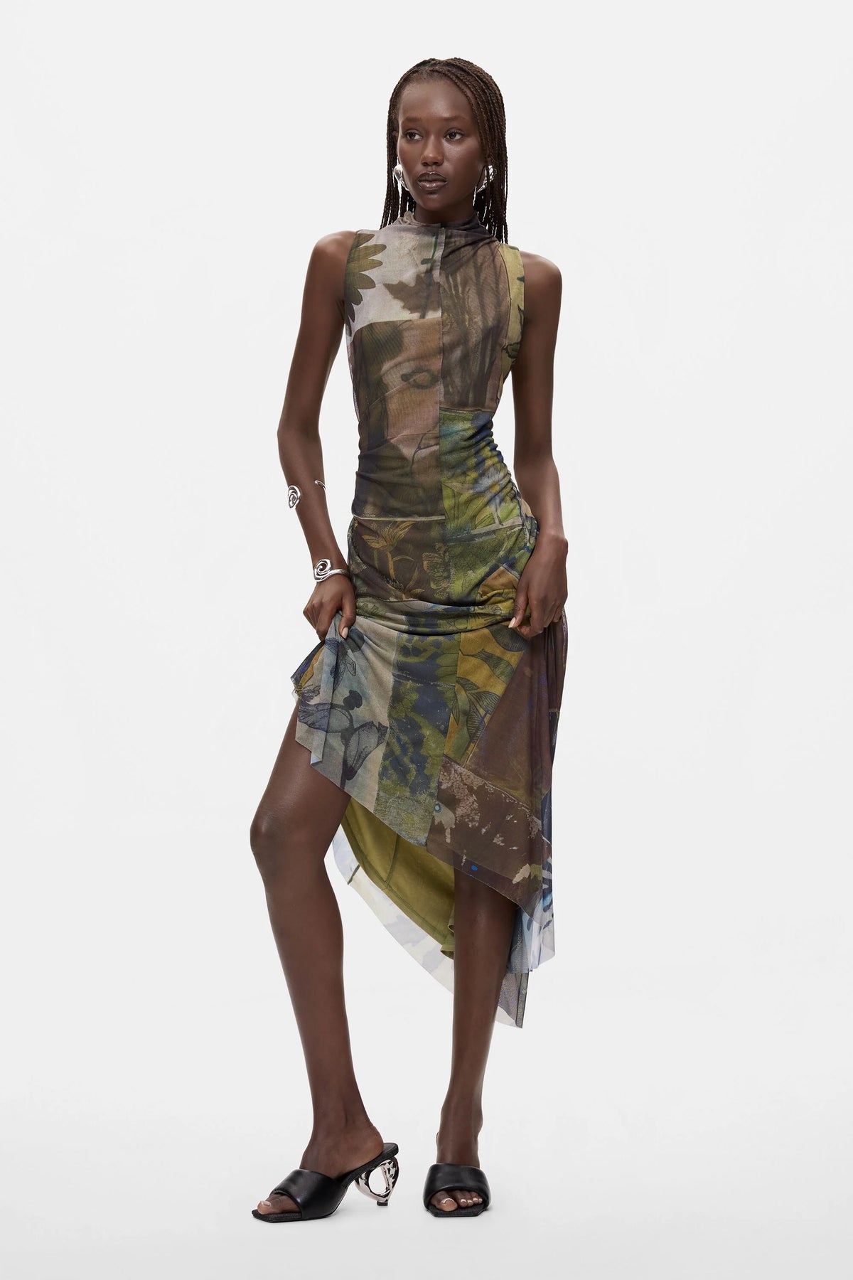 Asymmetrical Sleeveless Dress